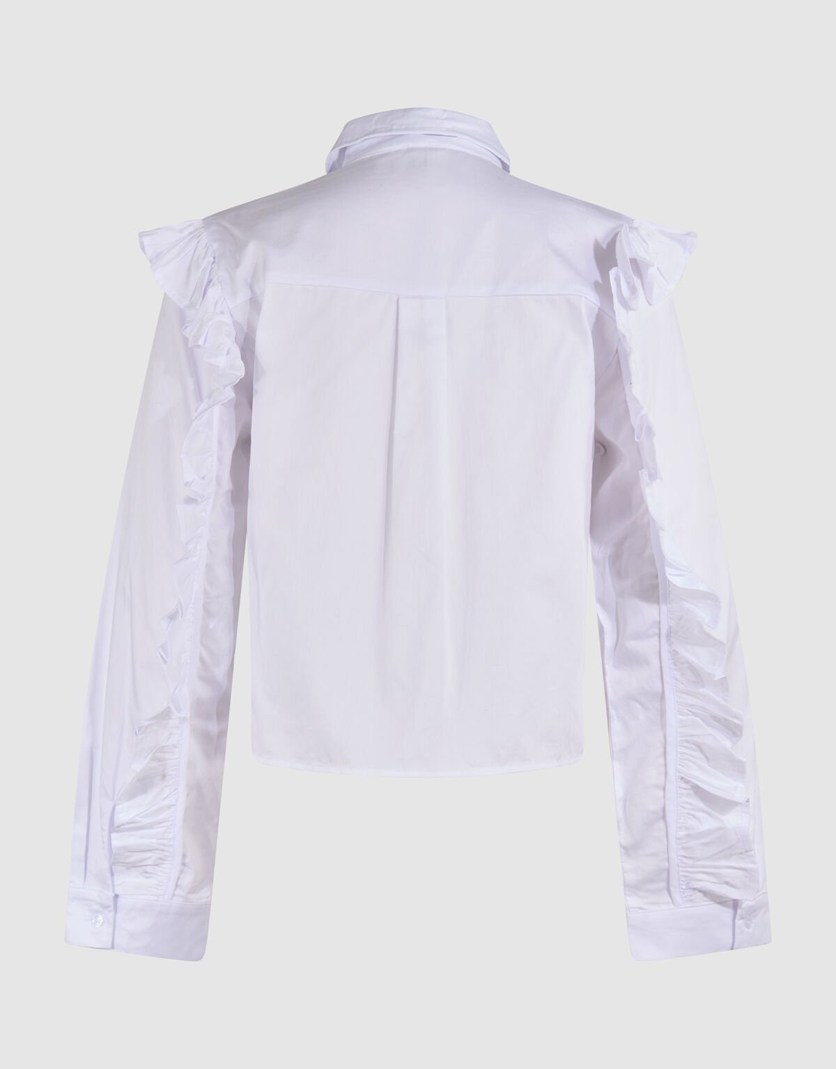 Ruffle Blouse Wit SHOEBY WOMEN