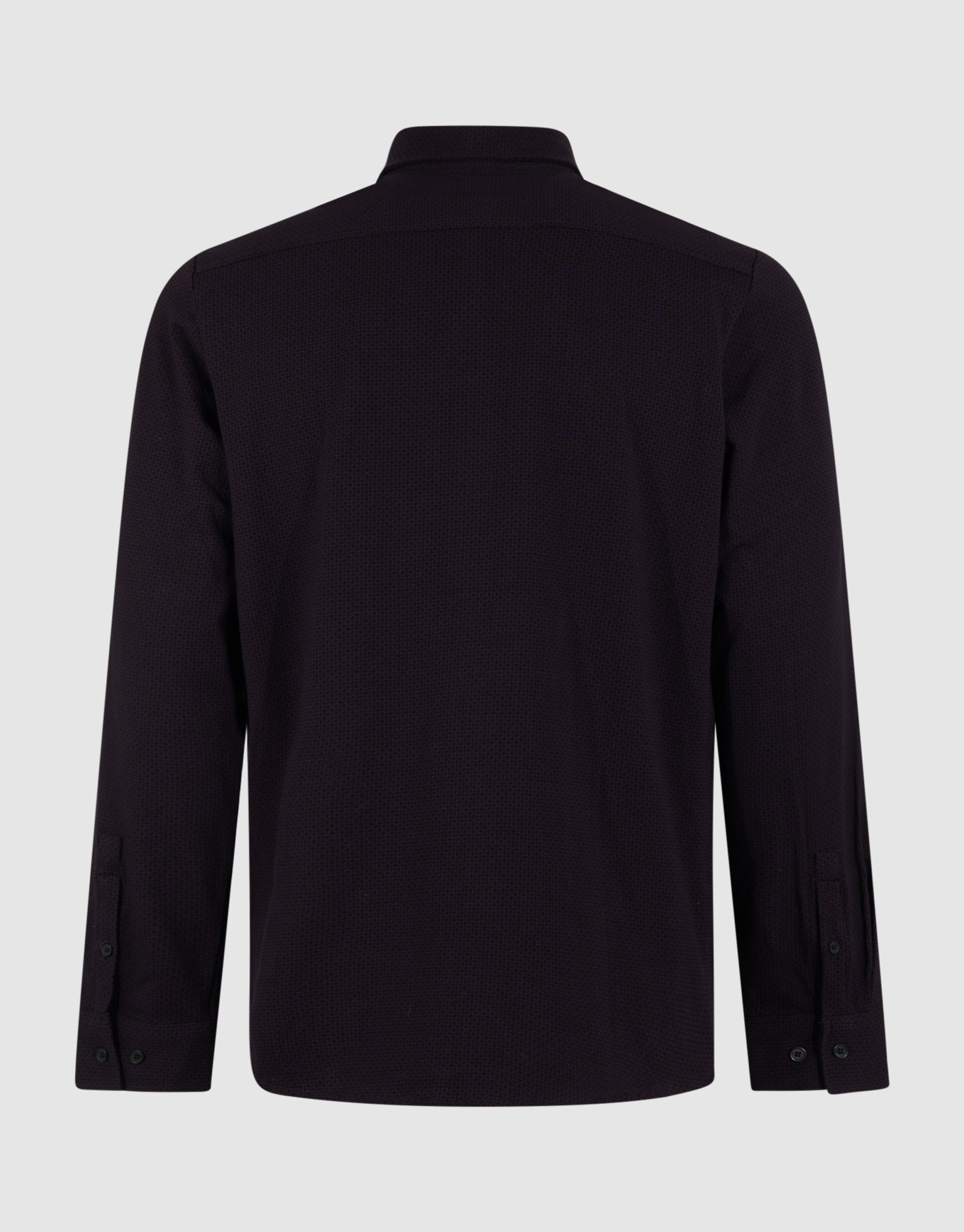 Printed Logo Overhemd Donkerrood SHOEBY MEN