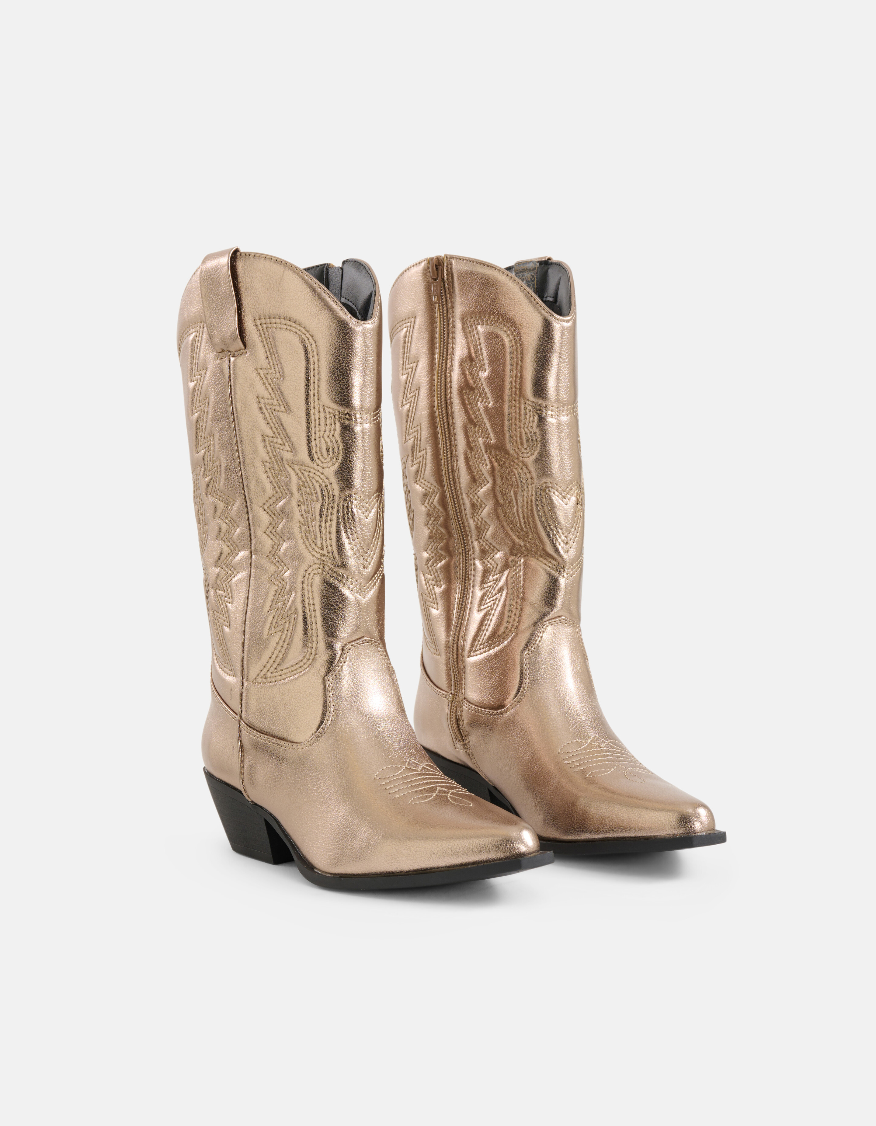 Western Laars Goud SHOEBY SHOES