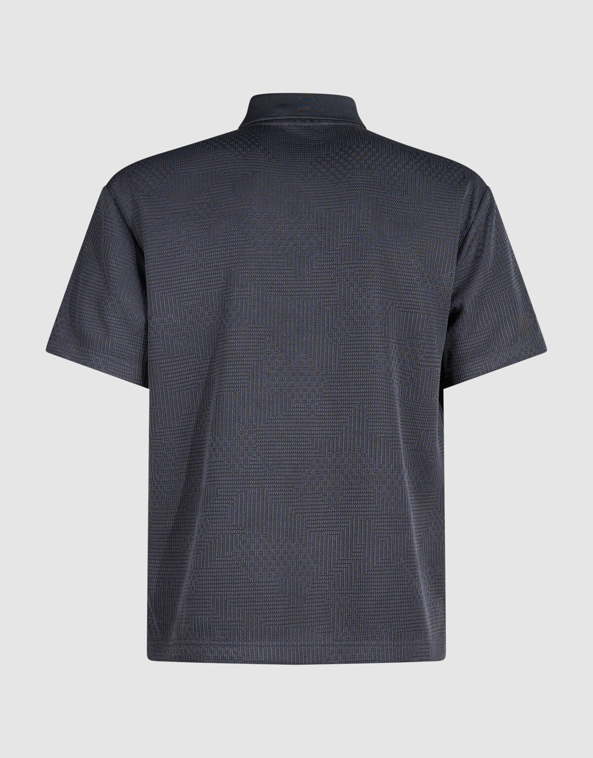Structuur Zipper Polo Donkergrijs SHOEBY MEN