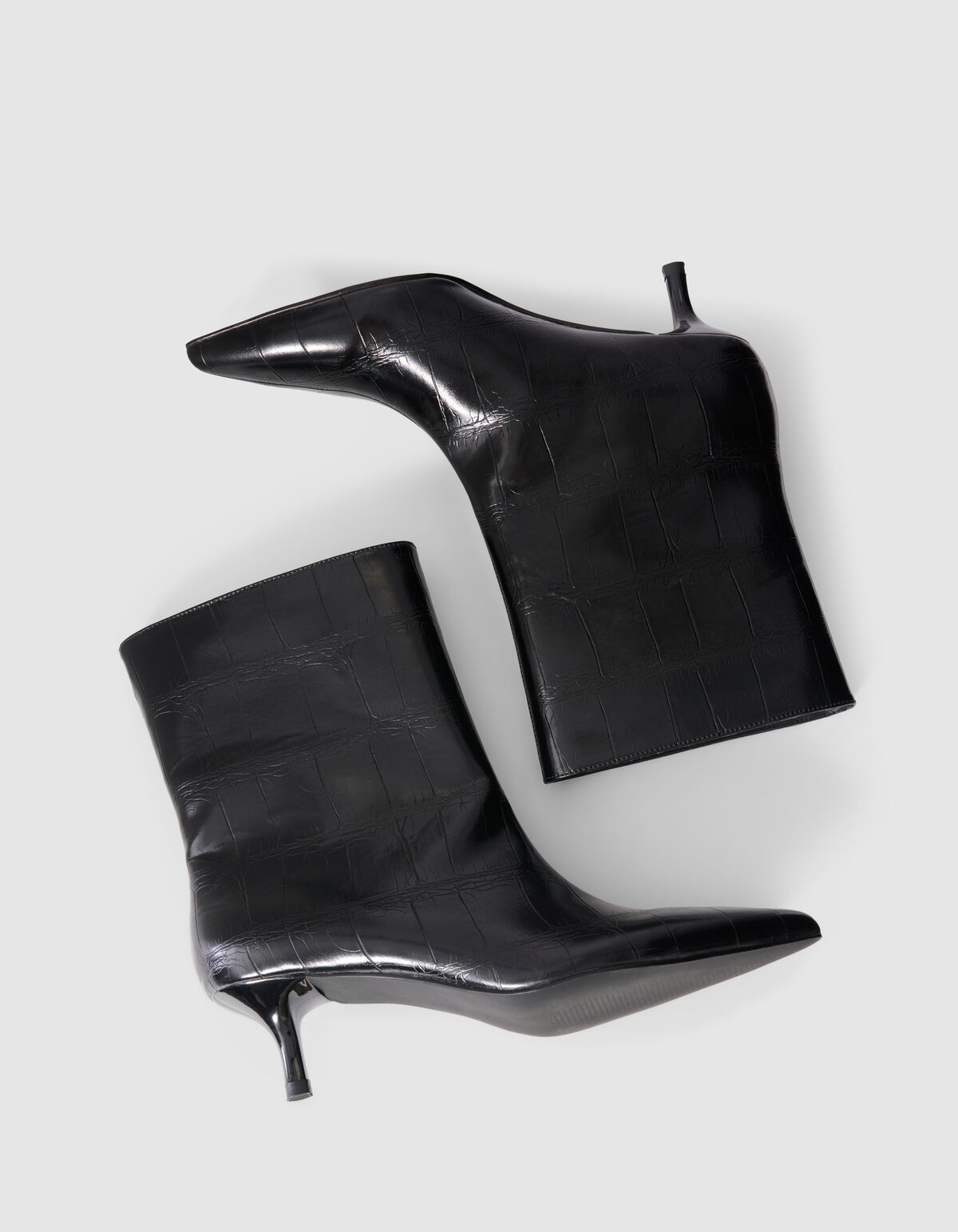 Croco Laarzen Zwart SHOEBY SHOES