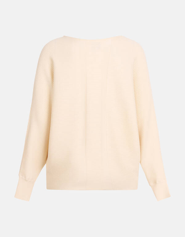 Oversized Trui Gebroken Wit SHOEBY WOMEN