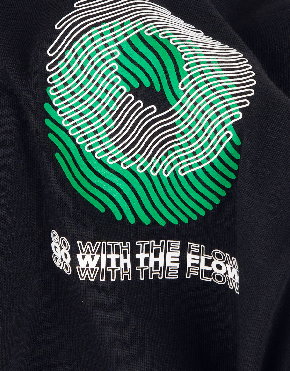 Printed T-shirt Zwart SHOEBY BOYS