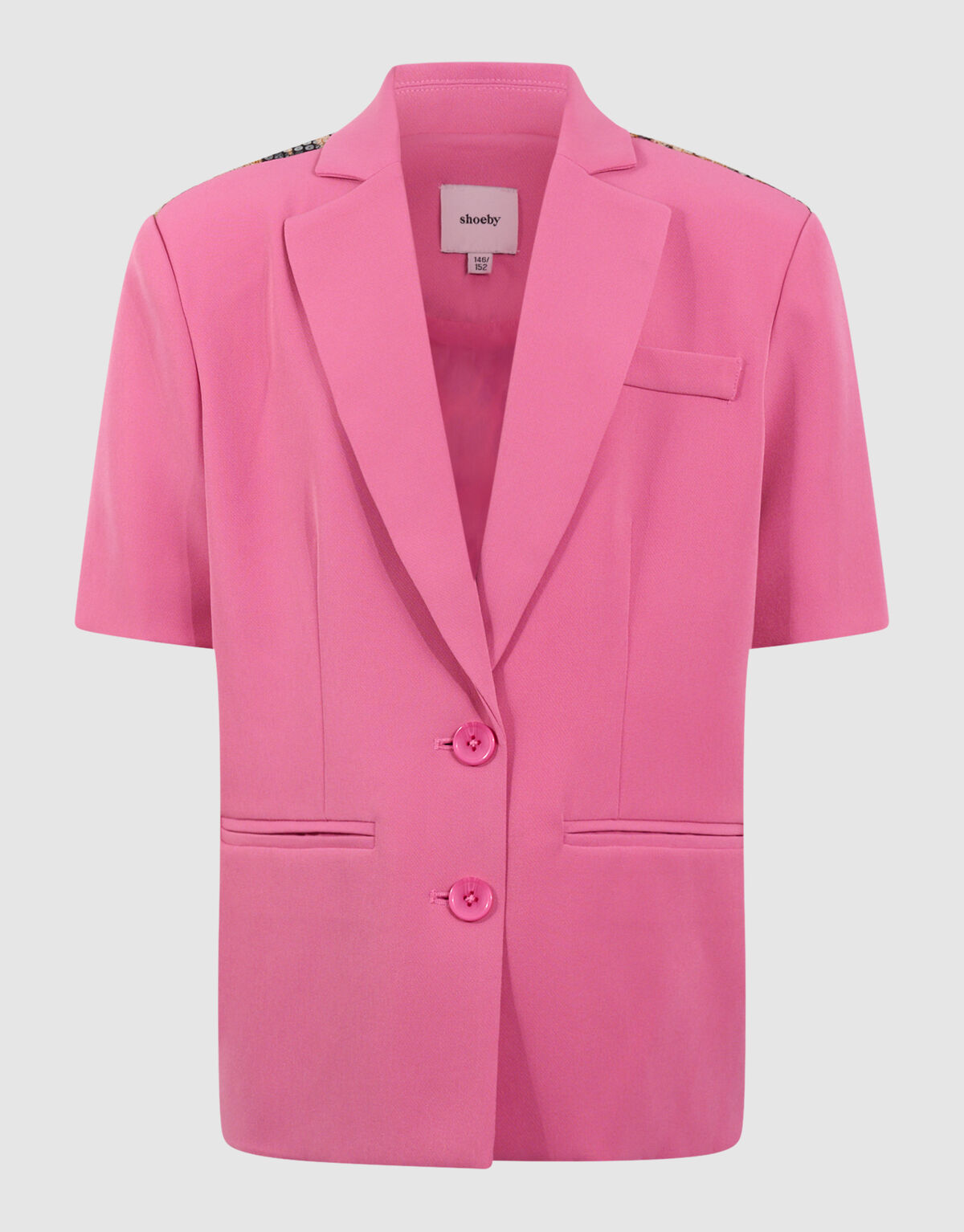 Sequin Leopard Blazer Roze SHOEBY GIRLS