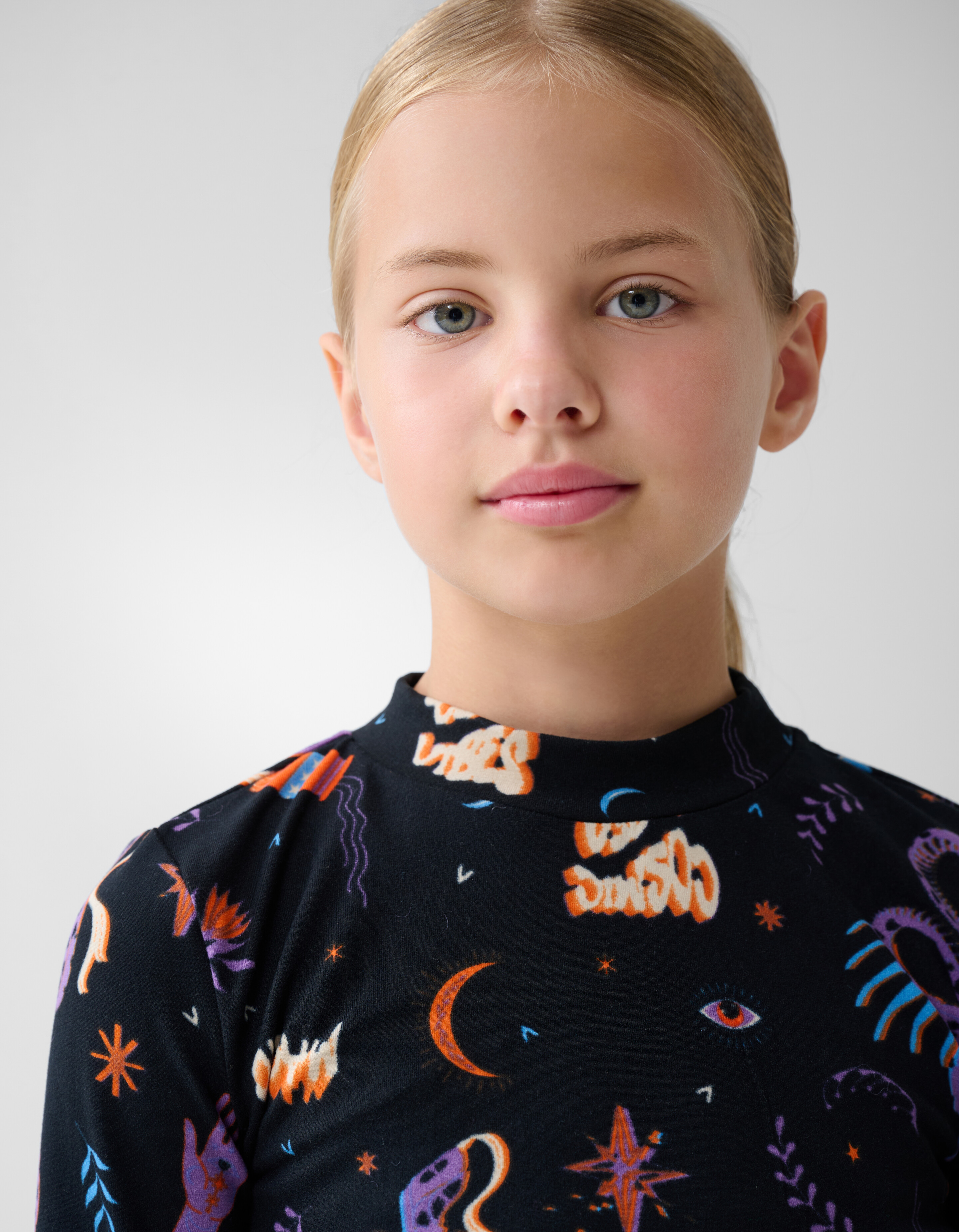 Printed Top Zwart SHOEBY GIRLS
