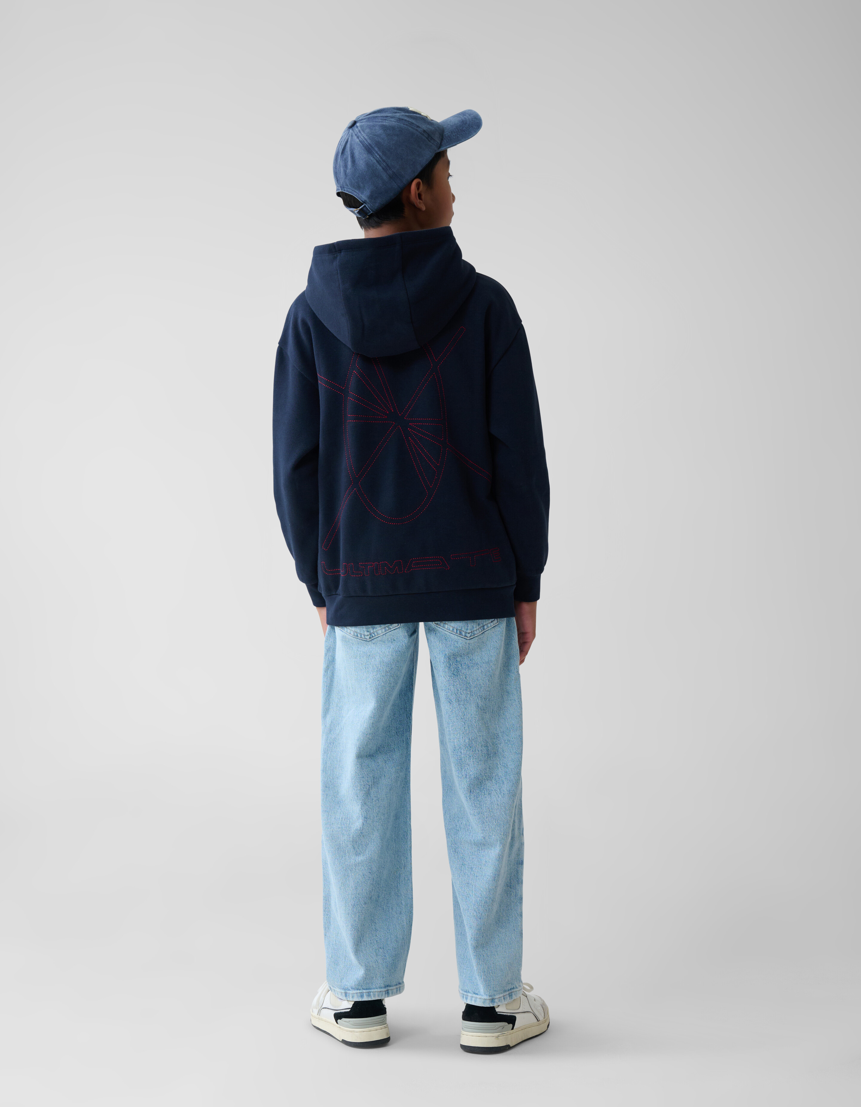 Artwork Hoodie Donkerblauw SHOEBY BOYS