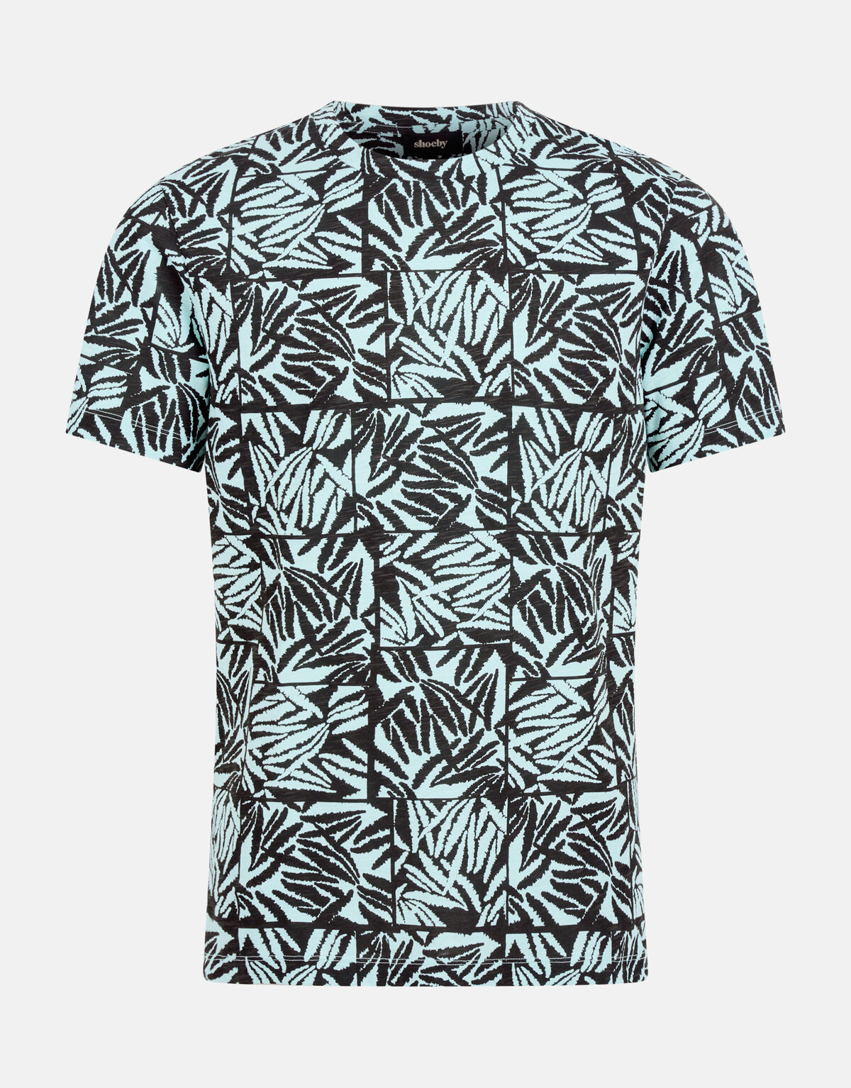 Printed T-shirt Lichtgroen SHOEBY MEN