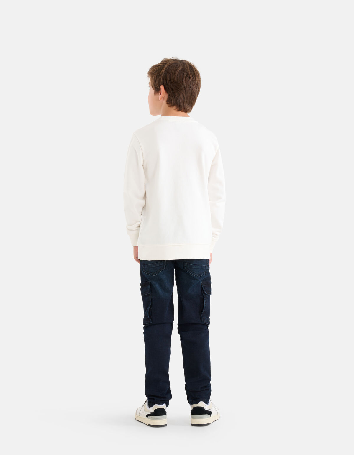 Printed Sweater Gebroken Wit SHOEBY BOYS