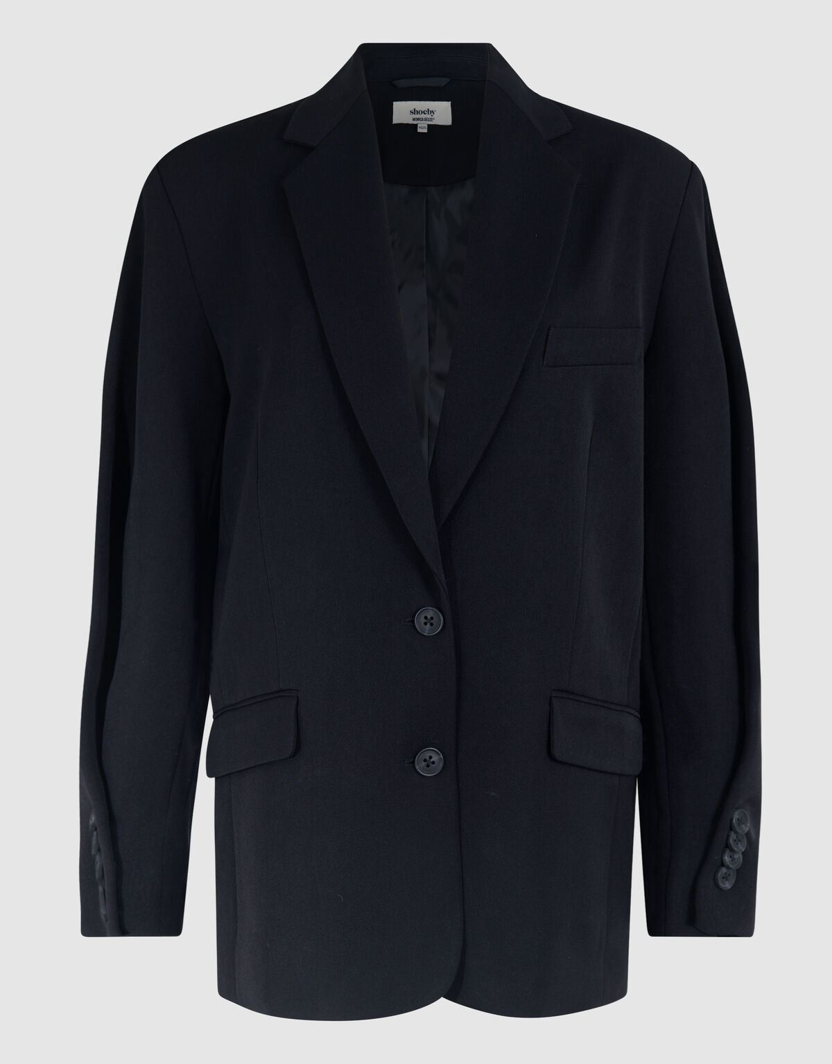 Oversized Blazer Zwart By Monica SHOEBY WOMEN