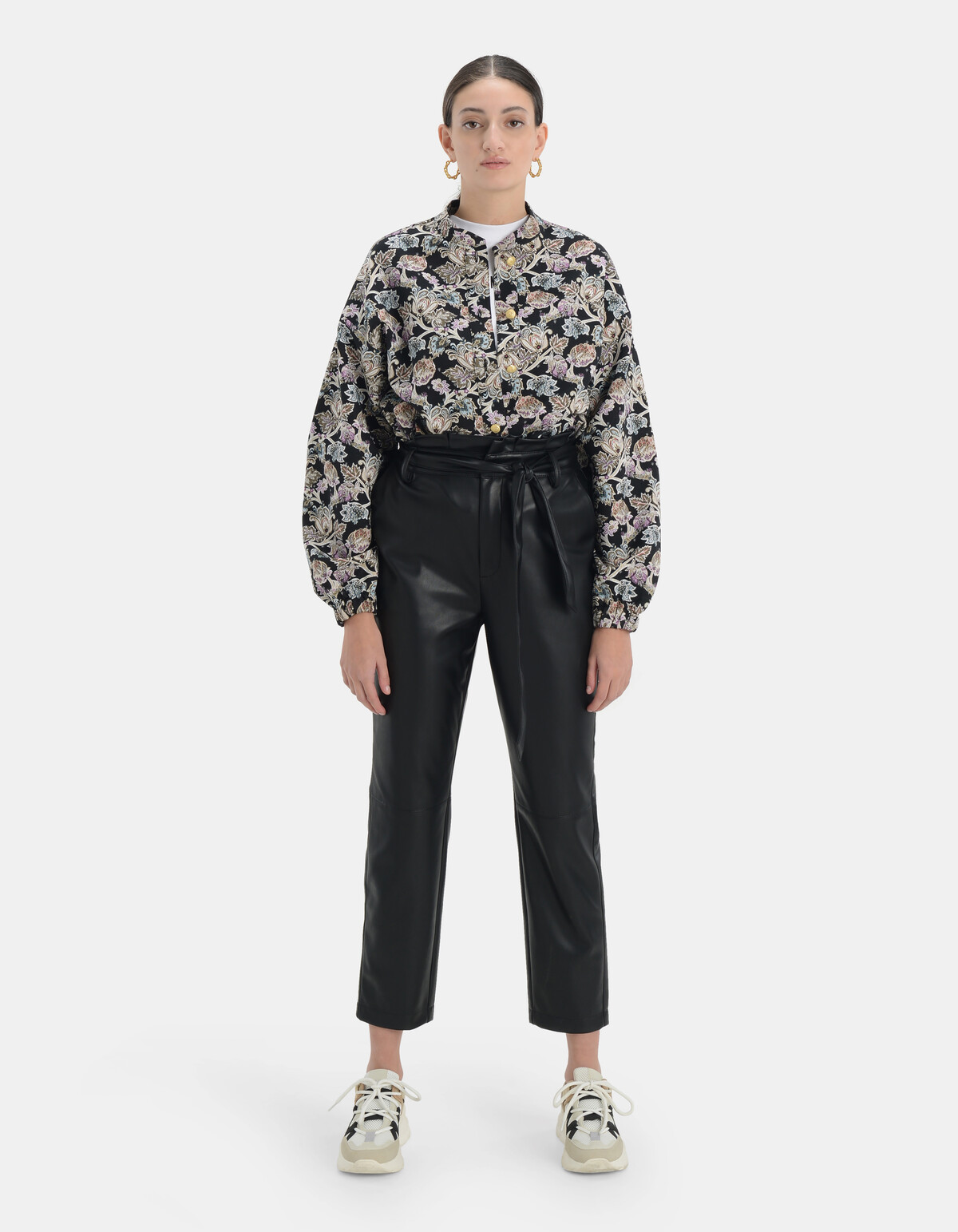 Vegan Leather Paperbag Broek EKSEPT