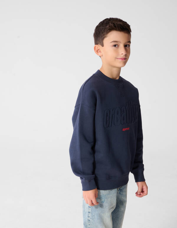 Creative Sweater Donkerblauw SHOEBY BOYS