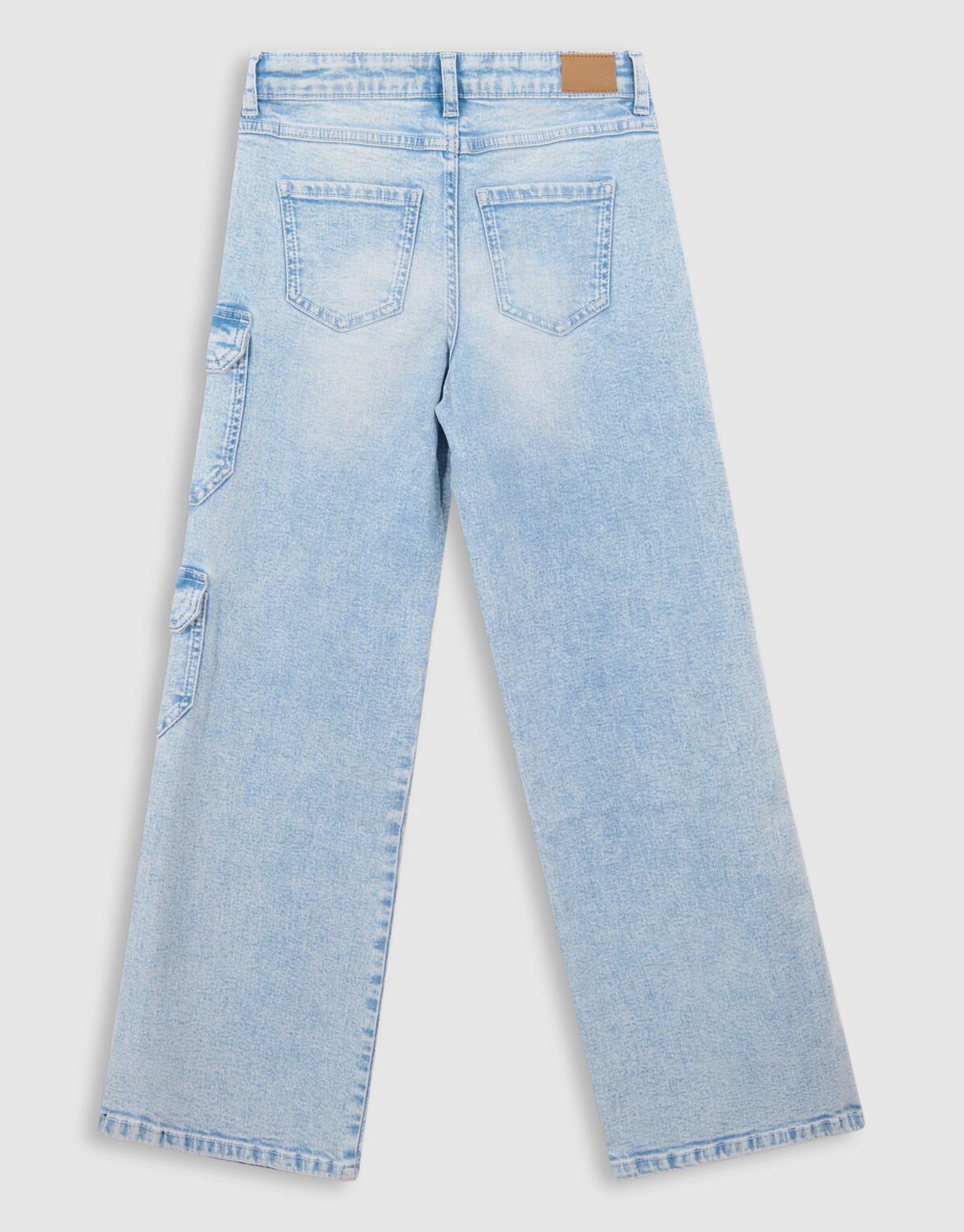 Cargo Straight Fit Jeans Bleached SHOEBY GIRLS
