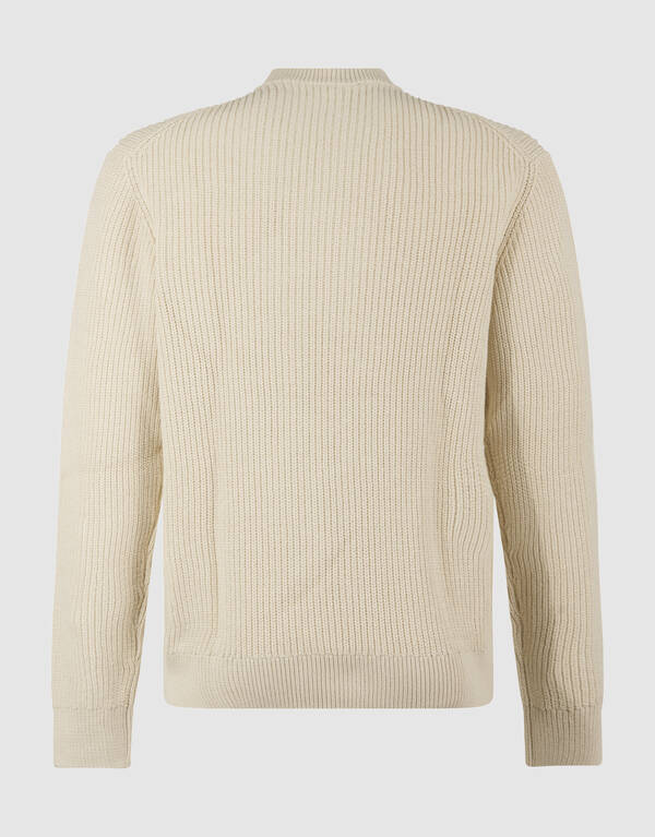 Crewneck Knit Trui Zand SHOEBY MEN