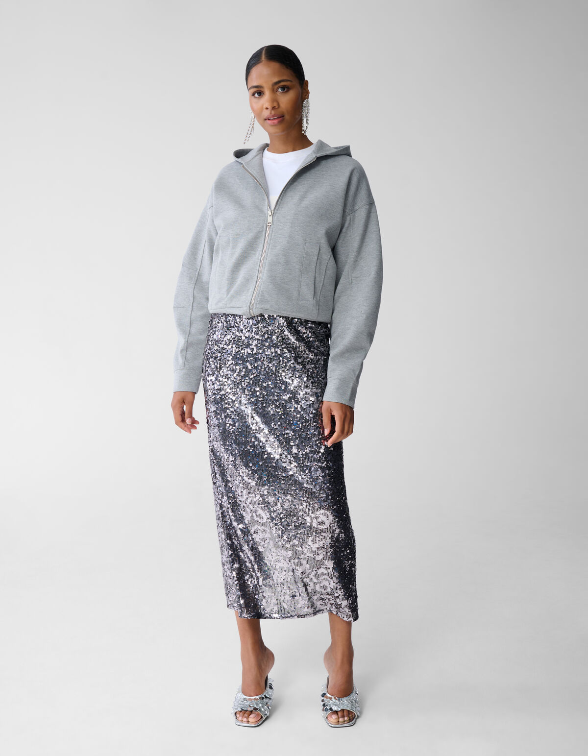 Oversized Vest Lichtgrijs By Fred SHOEBY WOMEN