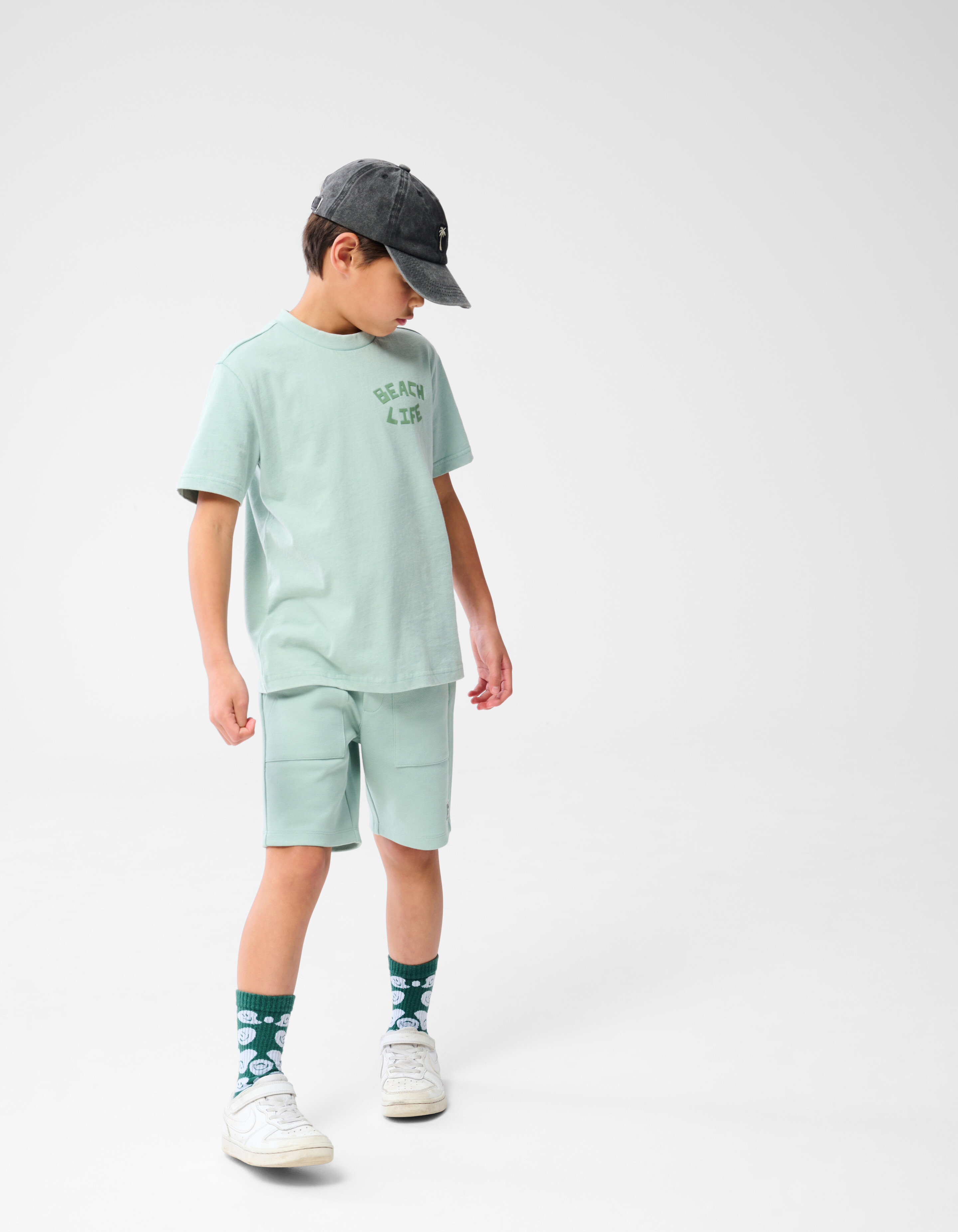 Pique Short Blauw SHOEBY BOYS