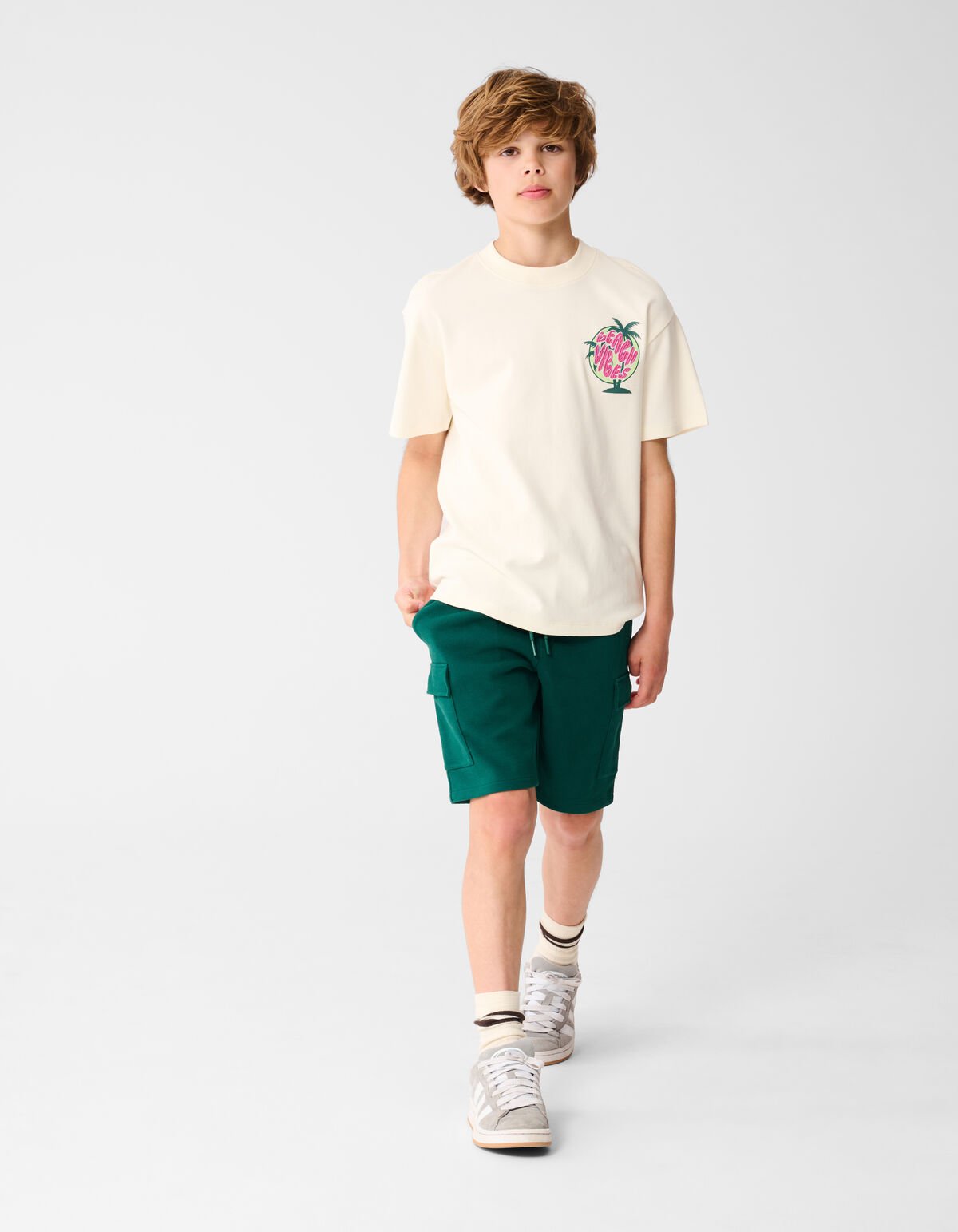 Cargo Short Donkergroen SHOEBY BOYS