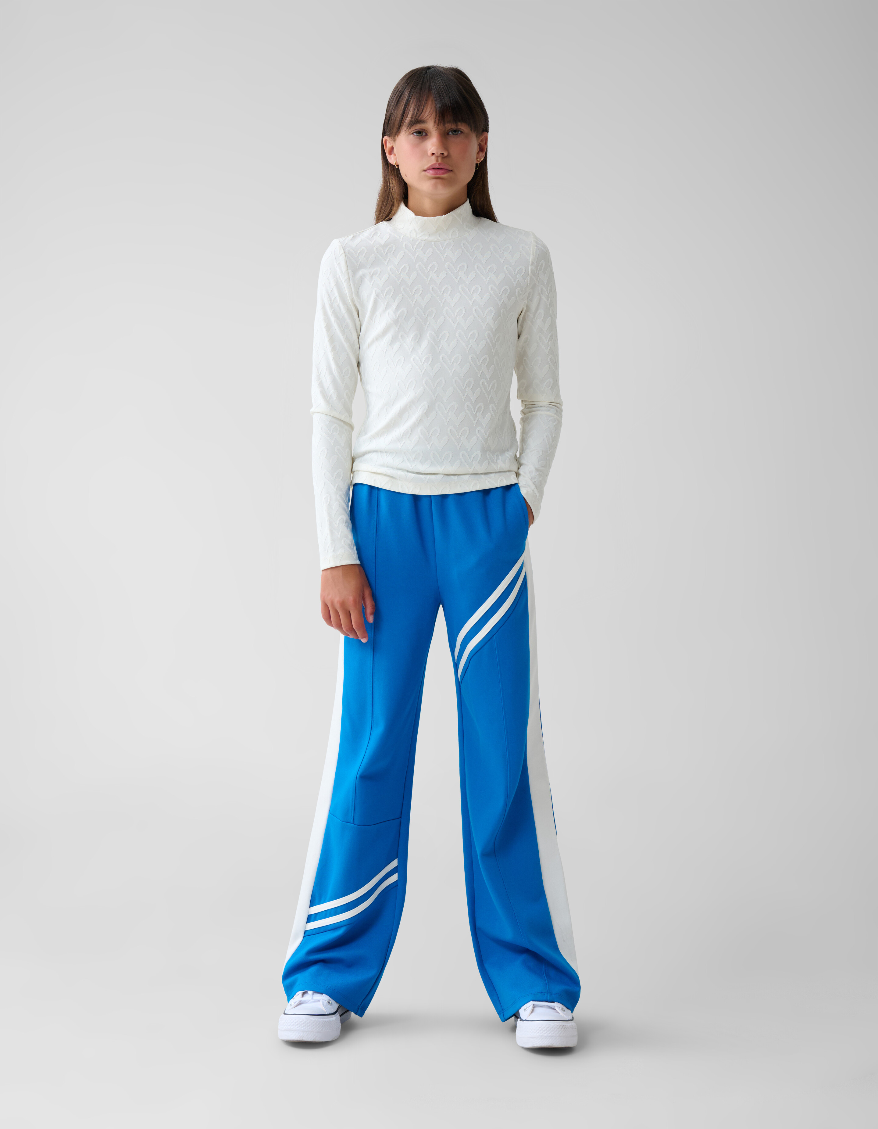 Heart Jersey Top Wit SHOEBY GIRLS