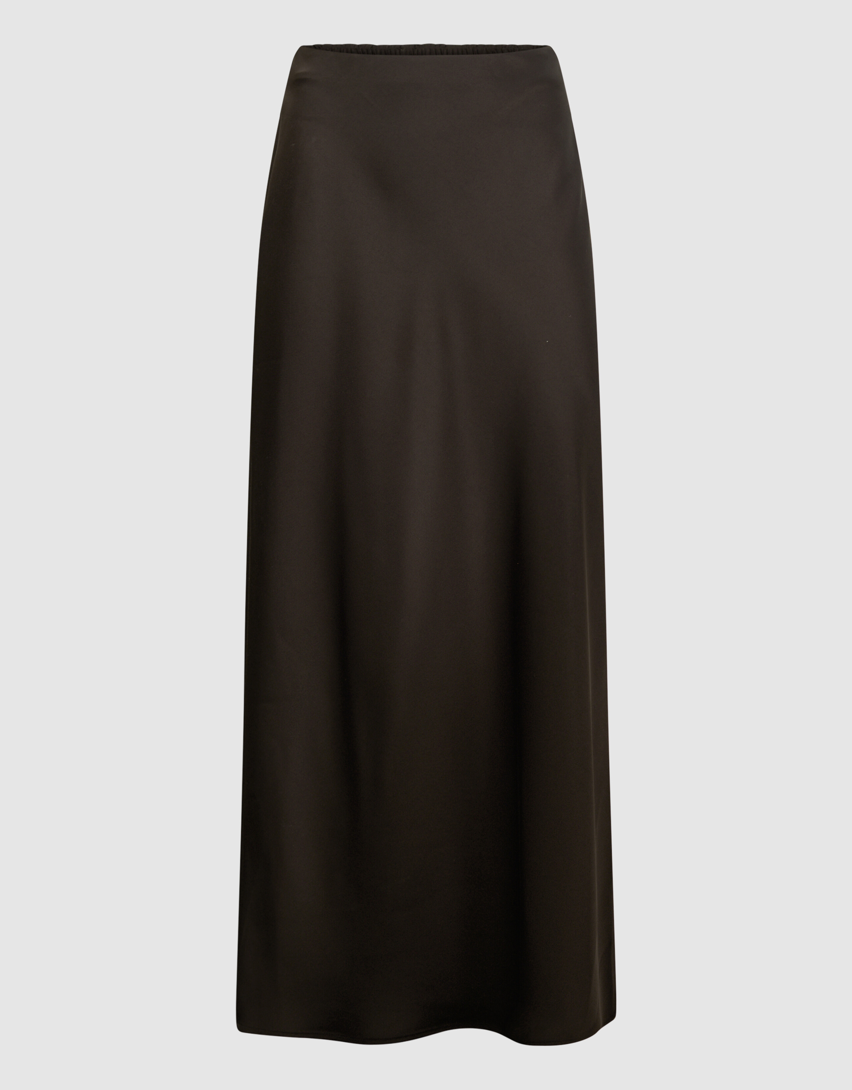 Satijnen Maxi Rok Donkerbruin By Lonneke SHOEBY WOMEN