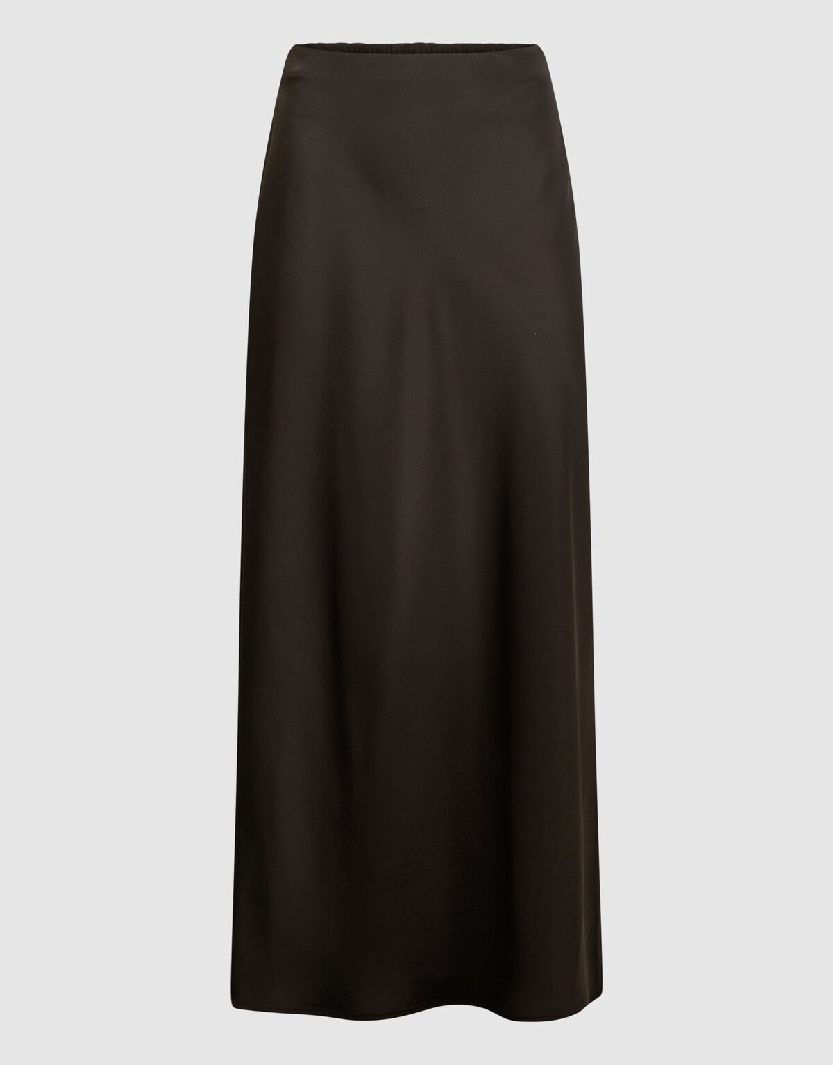 Satijnen Maxi Rok Donkerbruin By Lonneke SHOEBY WOMEN