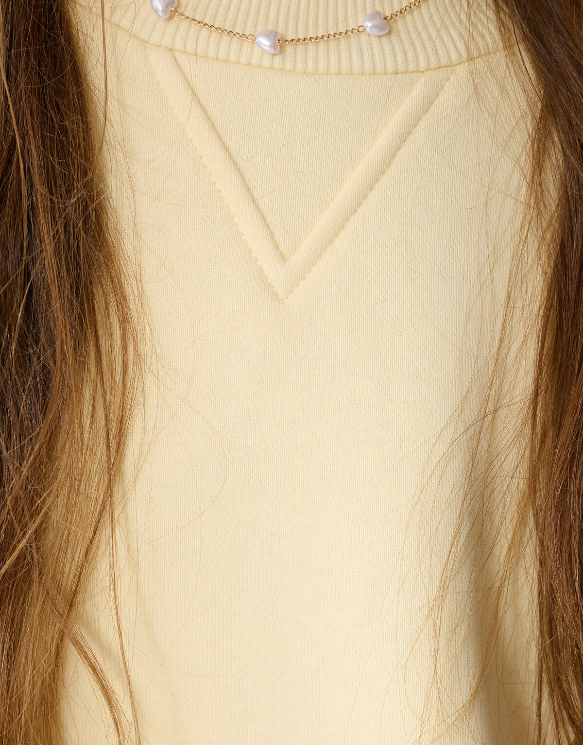 Big Sleeve Sweater Lichtgeel SHOEBY GIRLS