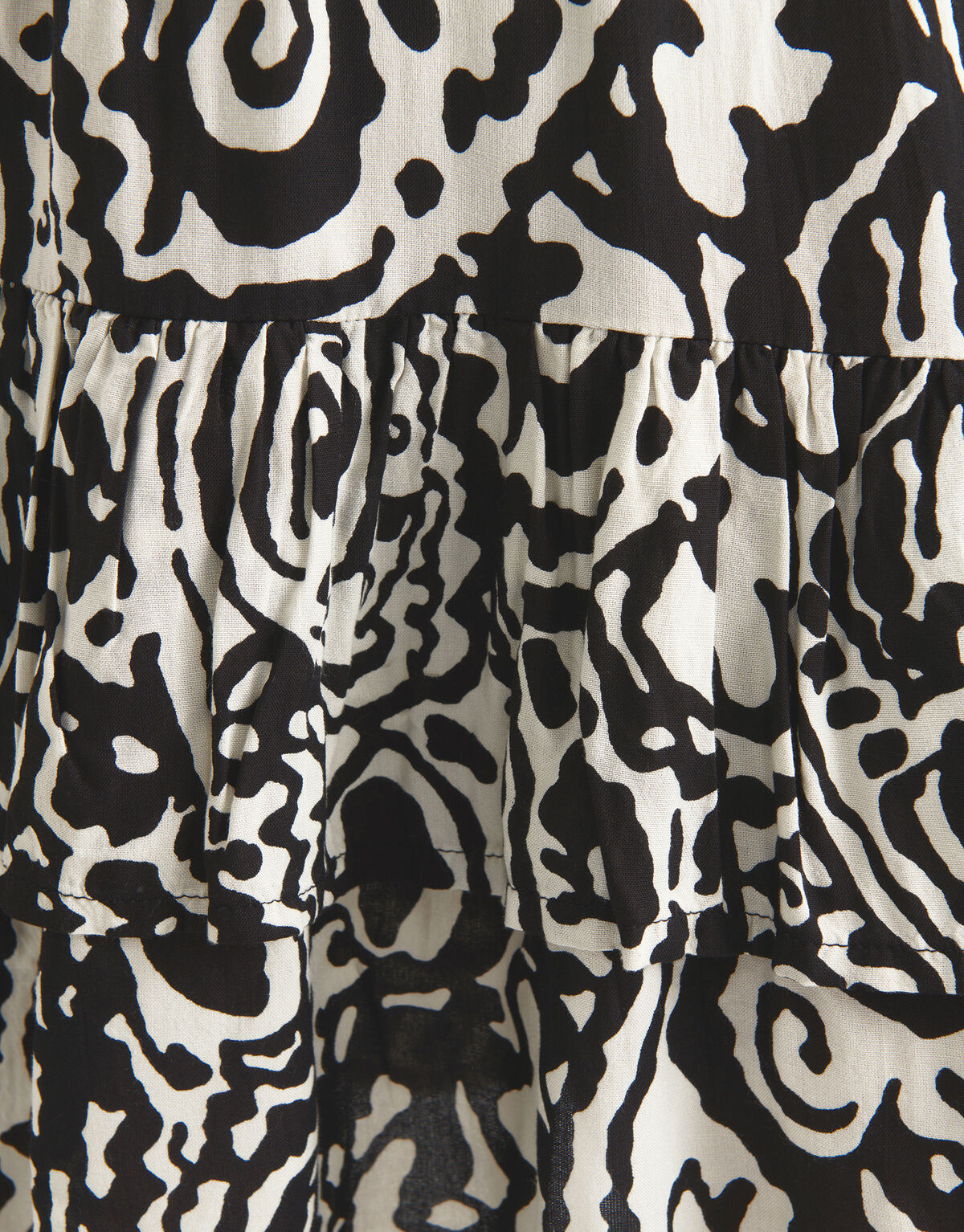 Grafische Mini Jurk Zwart/Wit SHOEBY WOMEN