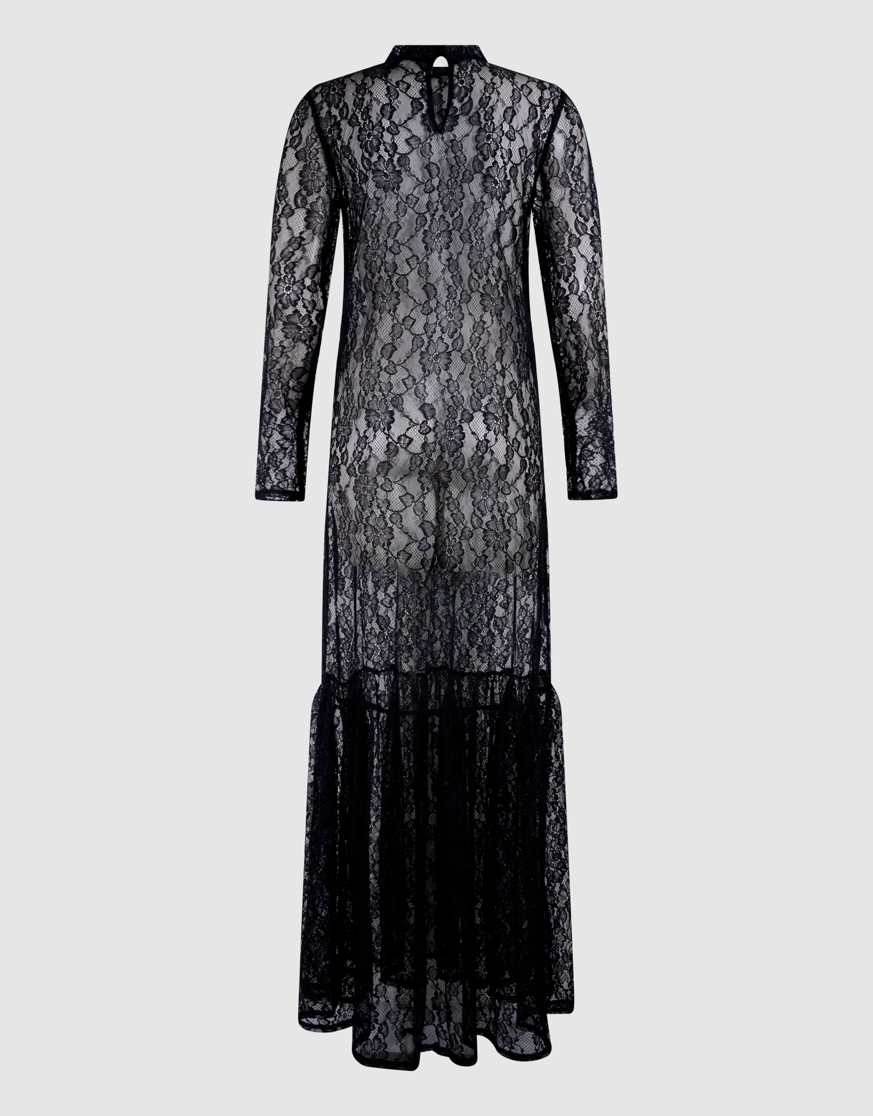 Kanten Maxi Jurk Zwart SHOEBY WOMEN