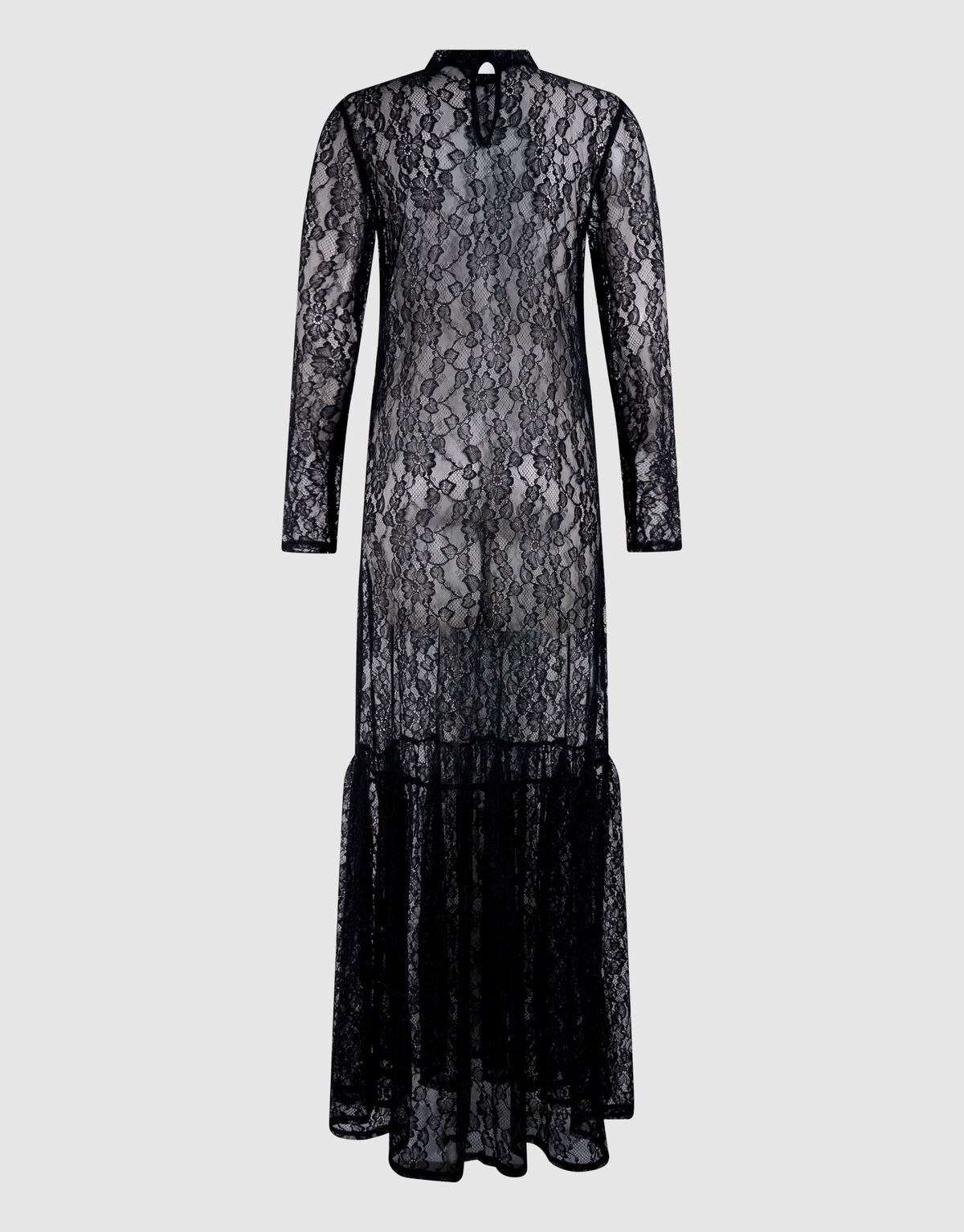 Kanten Maxi Jurk Zwart SHOEBY WOMEN