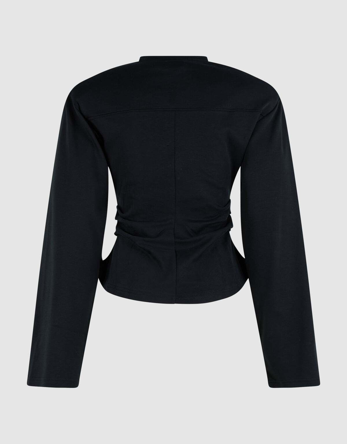 Waisted Longsleeve T-shirt Zwart SHOEBY WOMEN