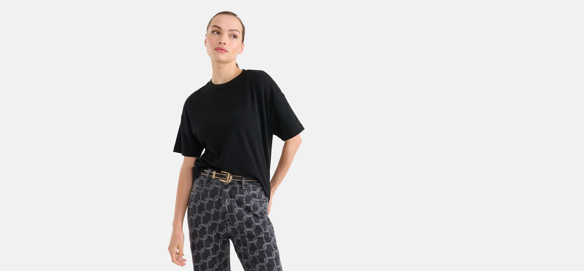 Studs Riem Zwart SHOEBY ACCESSOIRES