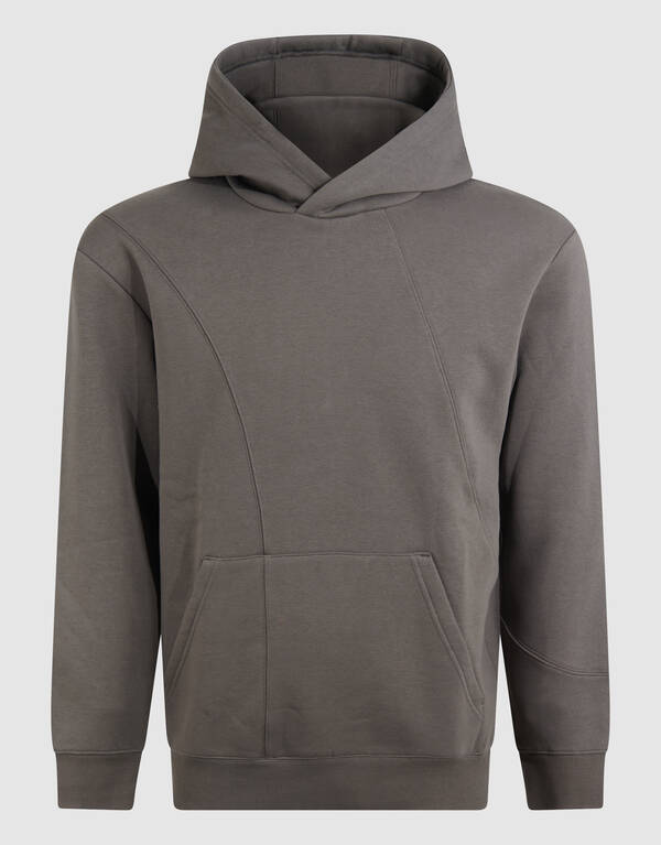 Mixed Sweat Hoodie Donkergroen SHOEBY MEN