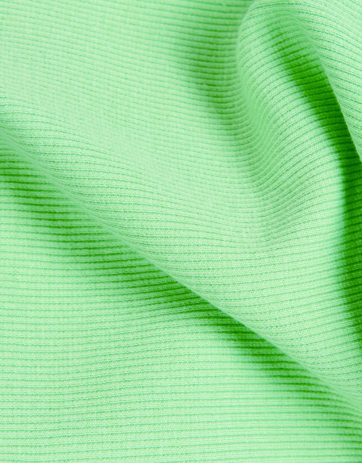 Ruffle Rib Top Groen SHOEBY GIRLS