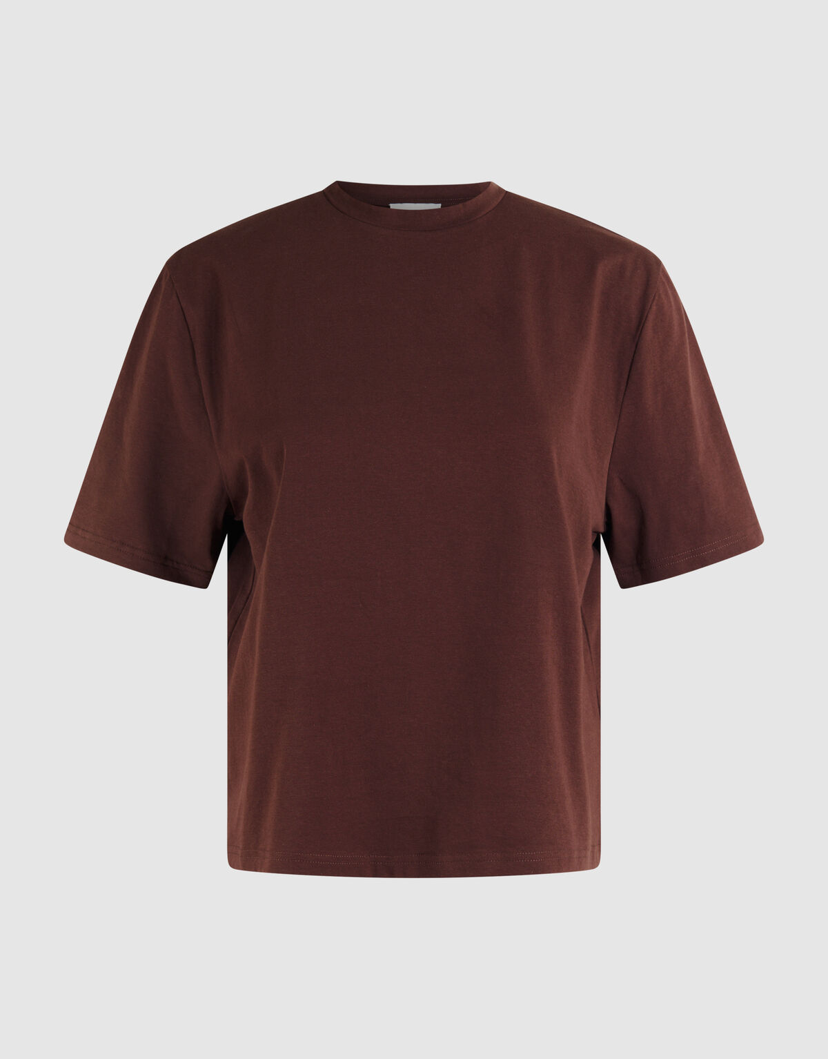 Padded T-shirt Donkerbruin SHOEBY WOMEN