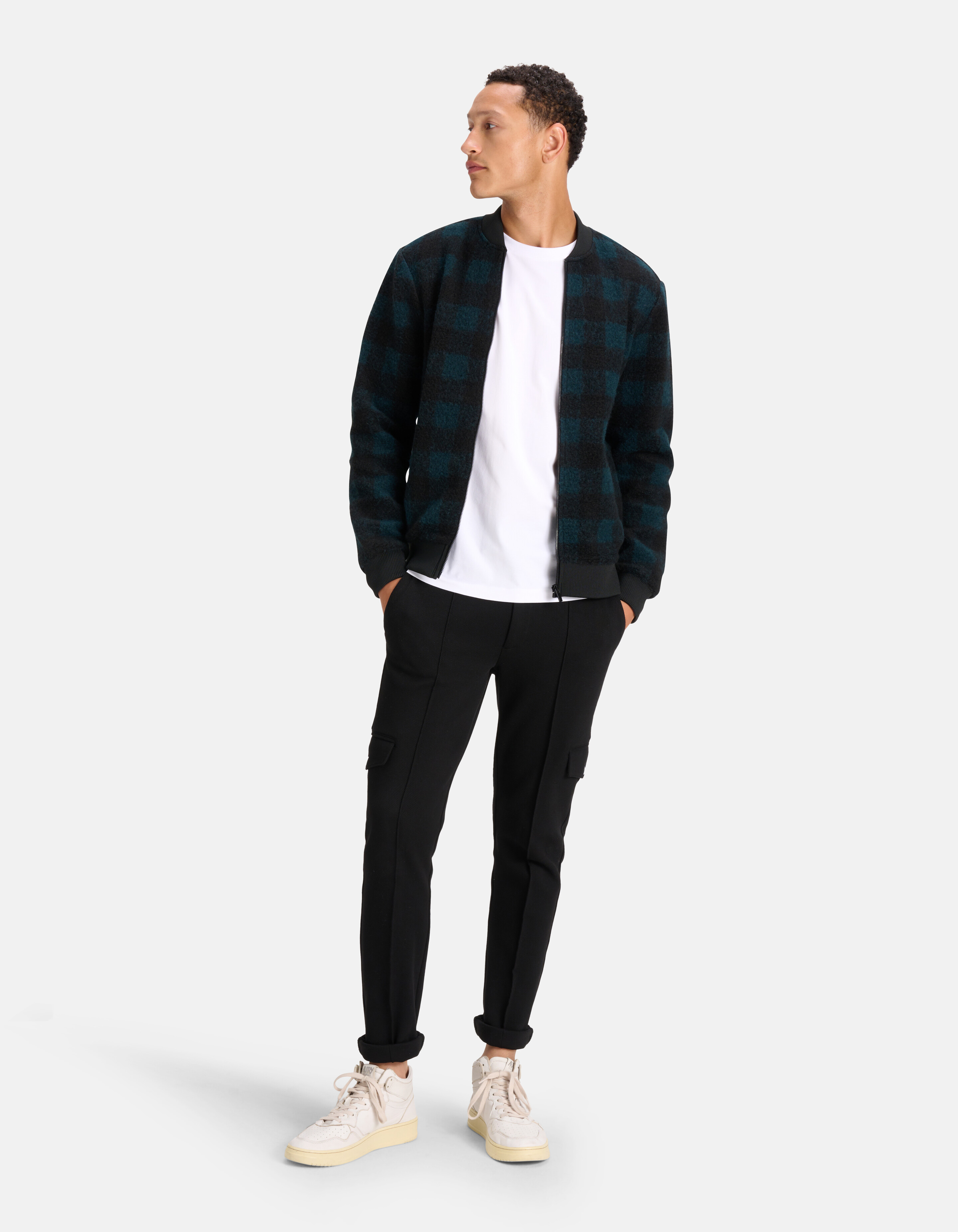 Geruiten Bomber Jas SHOEBY MEN