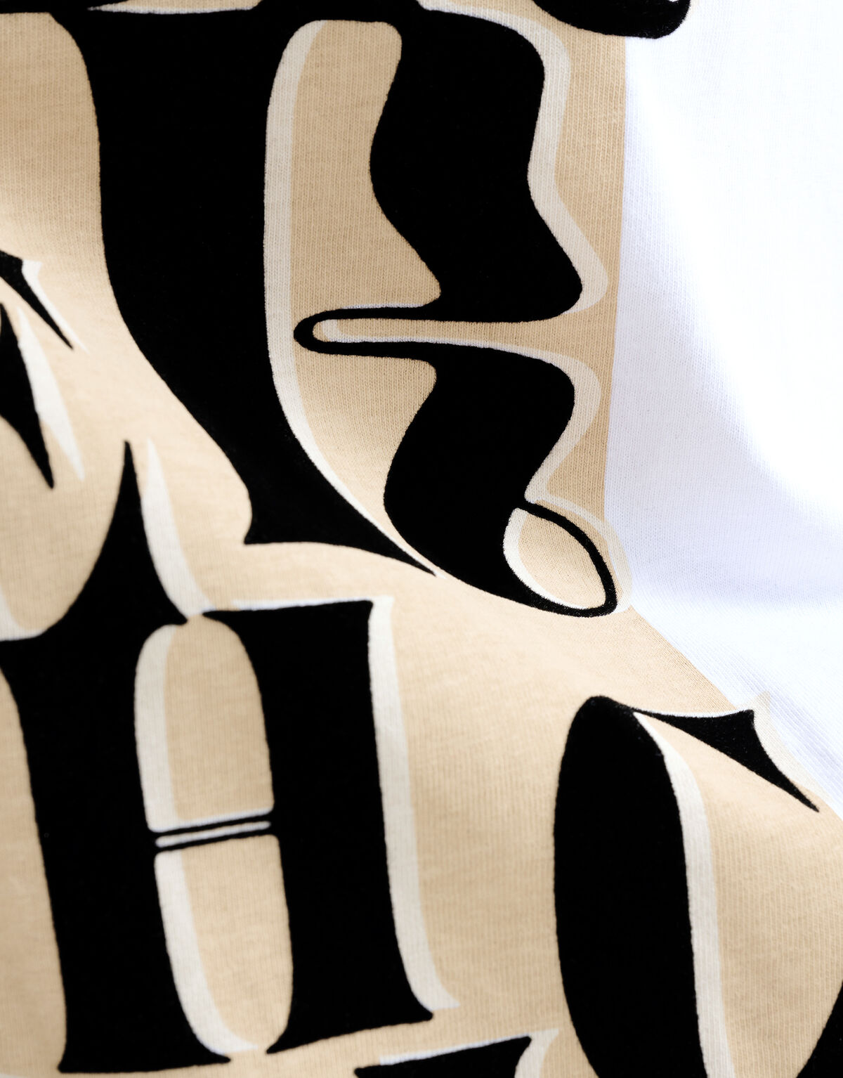 Grafisch Artwork T-shirt Wit SHOEBY WOMEN