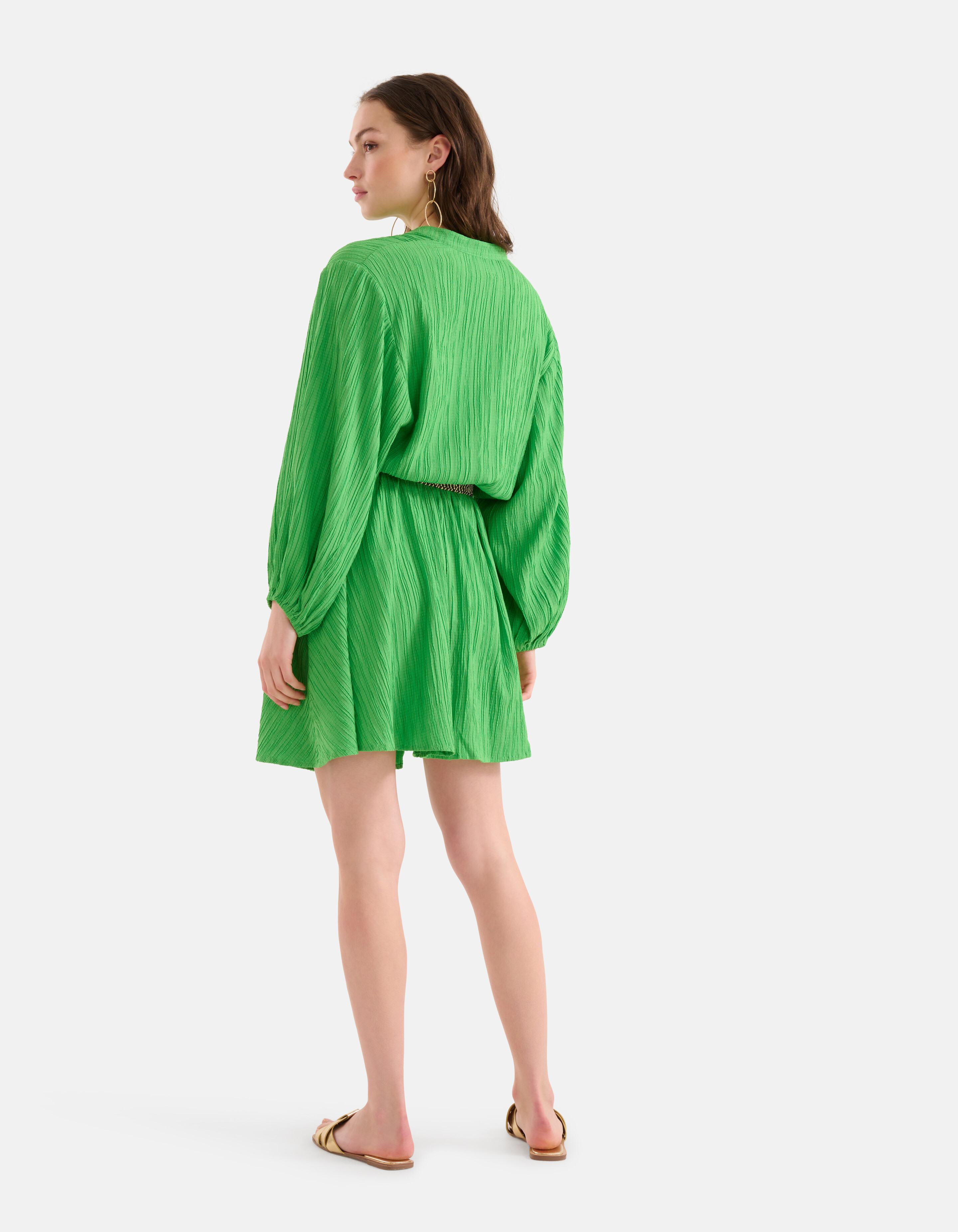 Structuur Jurk Groen SHOEBY WOMEN