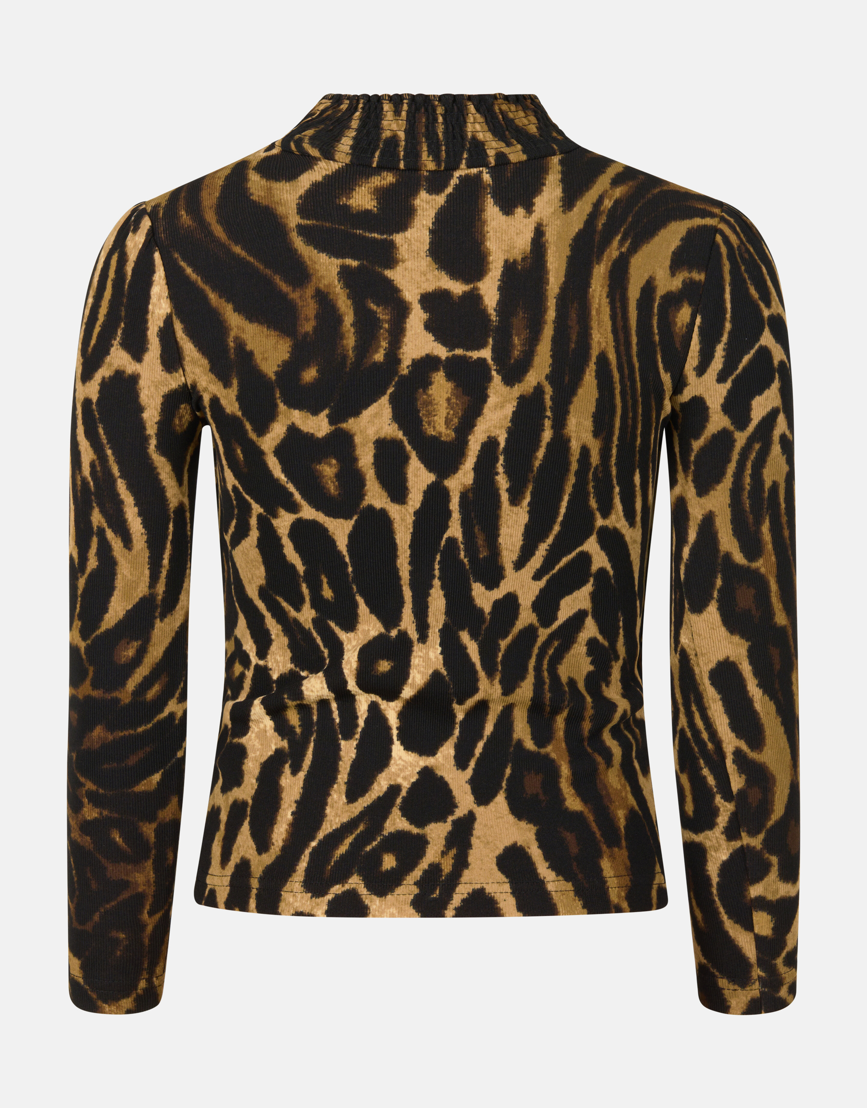 Leopard Rib Top Bruin SHOEBY GIRLS