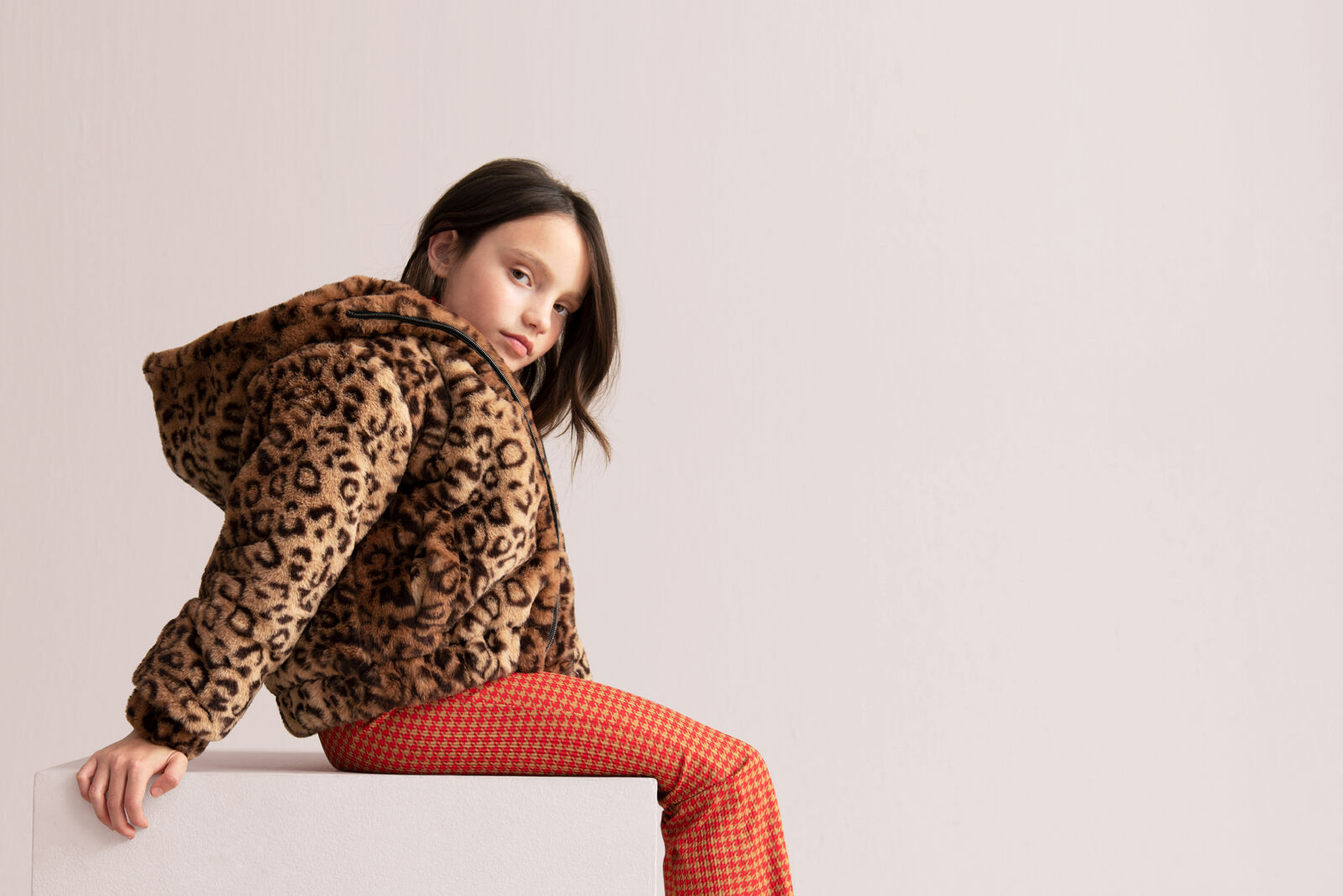 Tamsin Leopard Winterjas