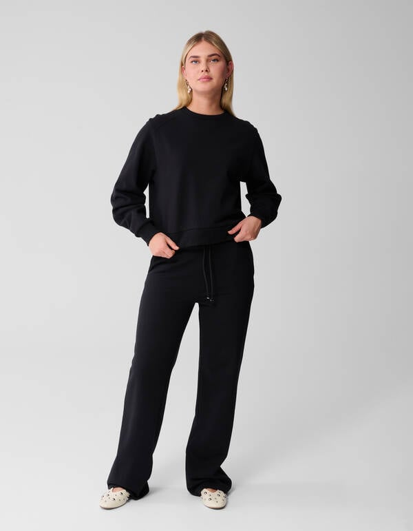 Big Shoulder Sweater Zwart SHOEBY WOMEN
