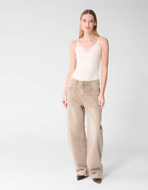 Kanten Body Gebroken Wit SHOEBY WOMEN