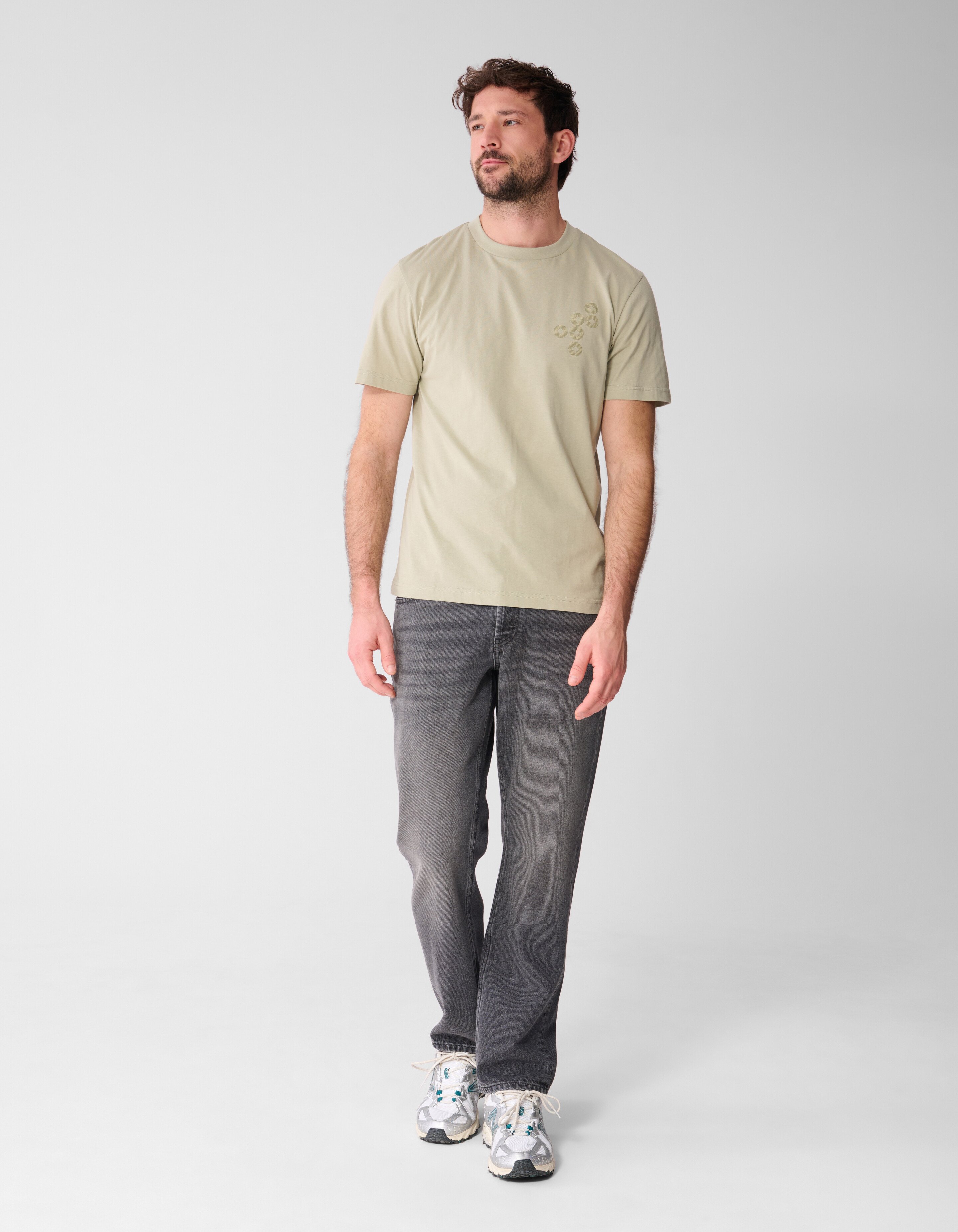 Spread Logo T-shirt Lichtgroen SHOEBY MEN