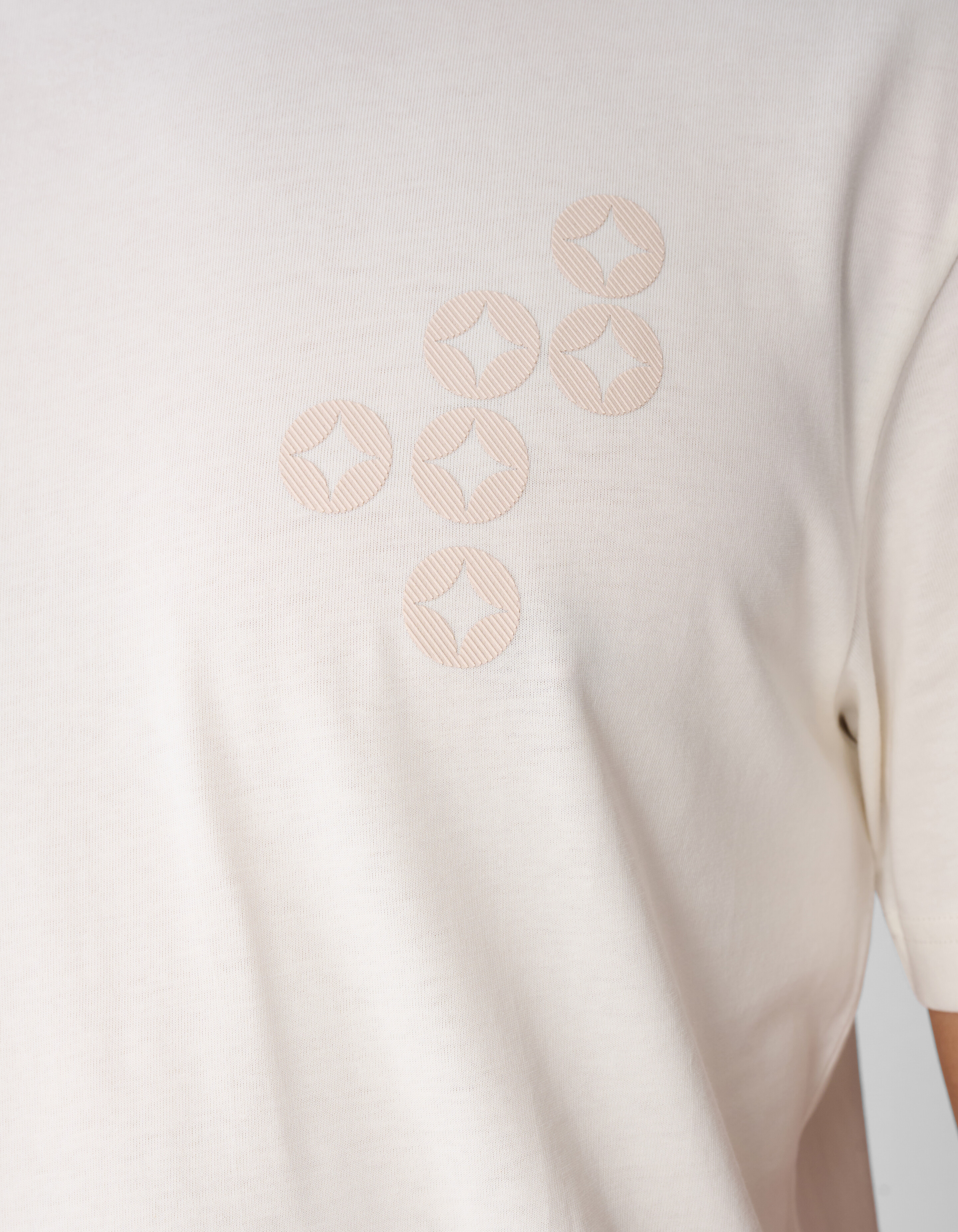 Spread Logo T-shirt Gebroken Wit SHOEBY MEN