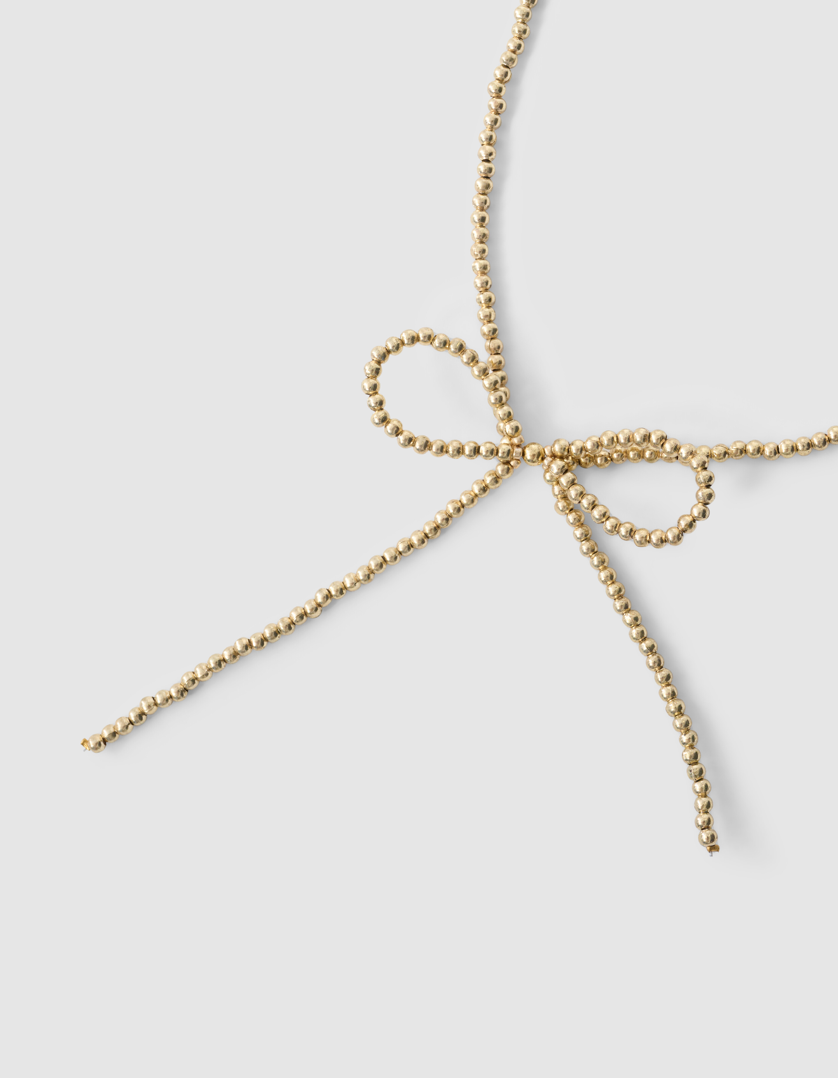 Beaded Strik Ketting Goud SHOEBY ACCESSOIRES