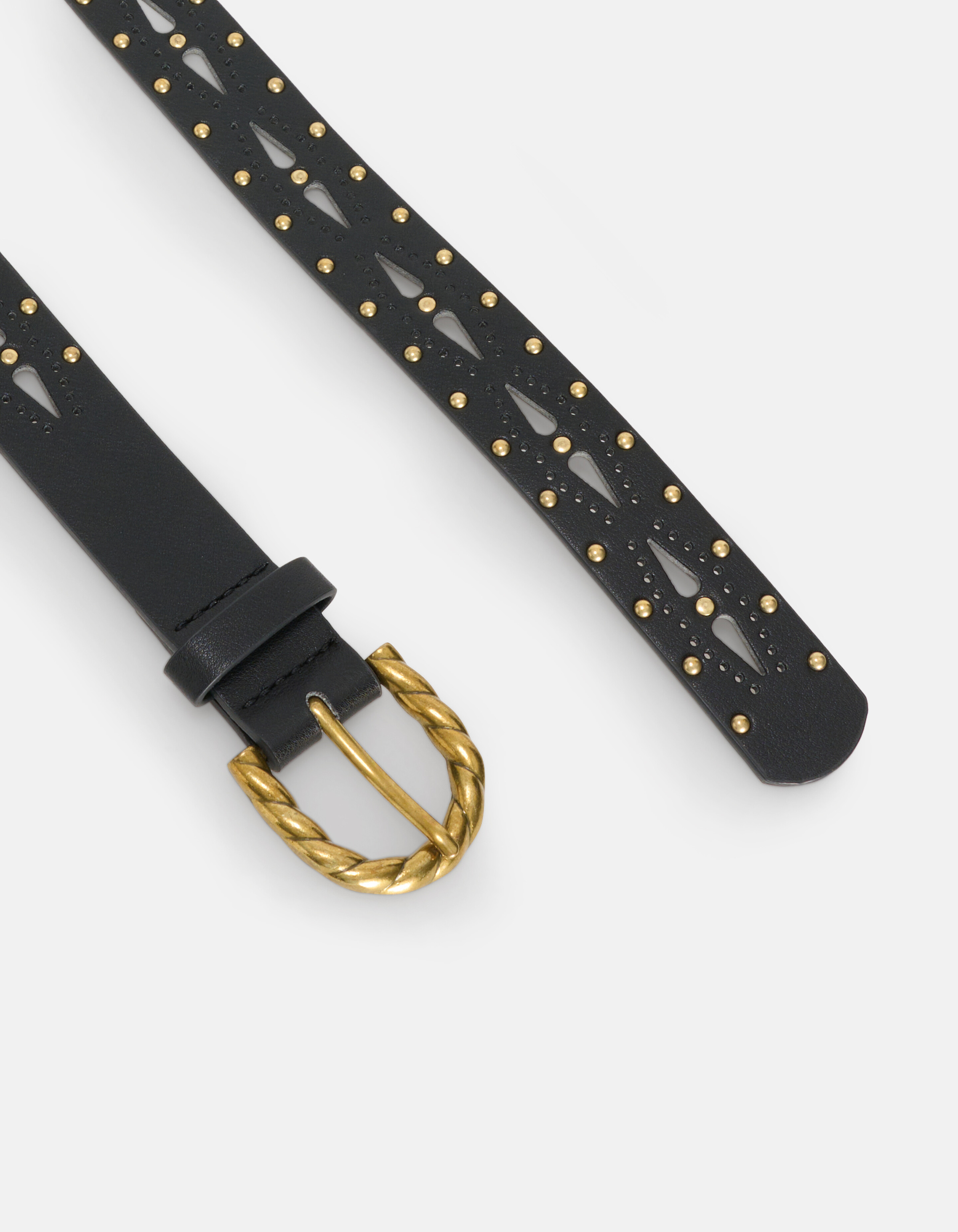 Gedraaide Gesp Riem Zwart SHOEBY ACCESSOIRES