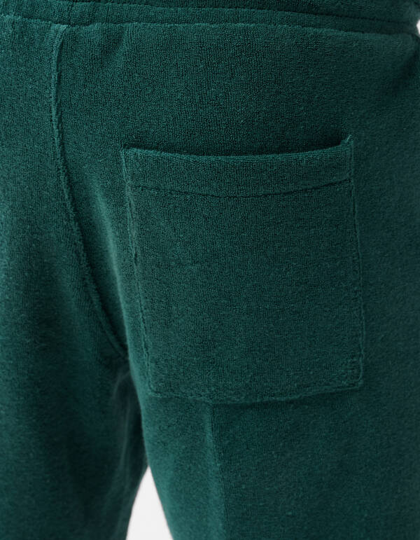 Towling Short Donkergroen SHOEBY BOYS