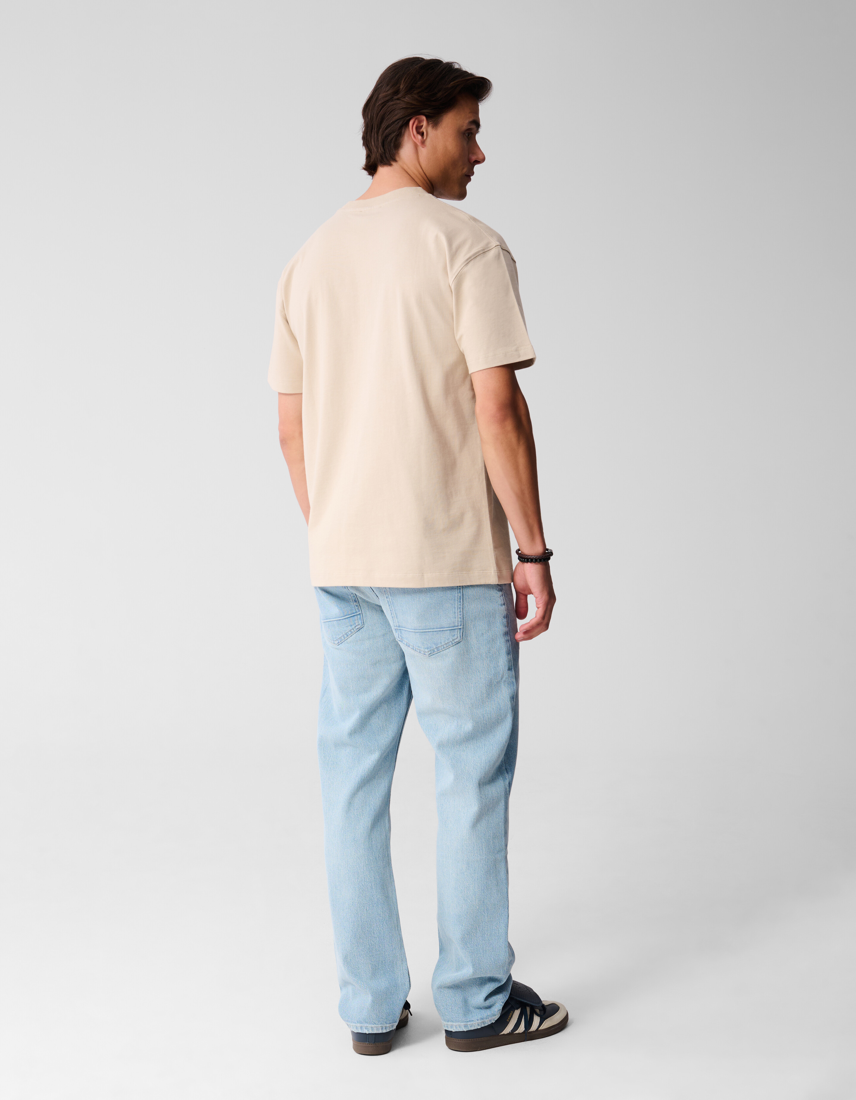 Straight Fit Jeans Bleached L32 SHOEBY MEN