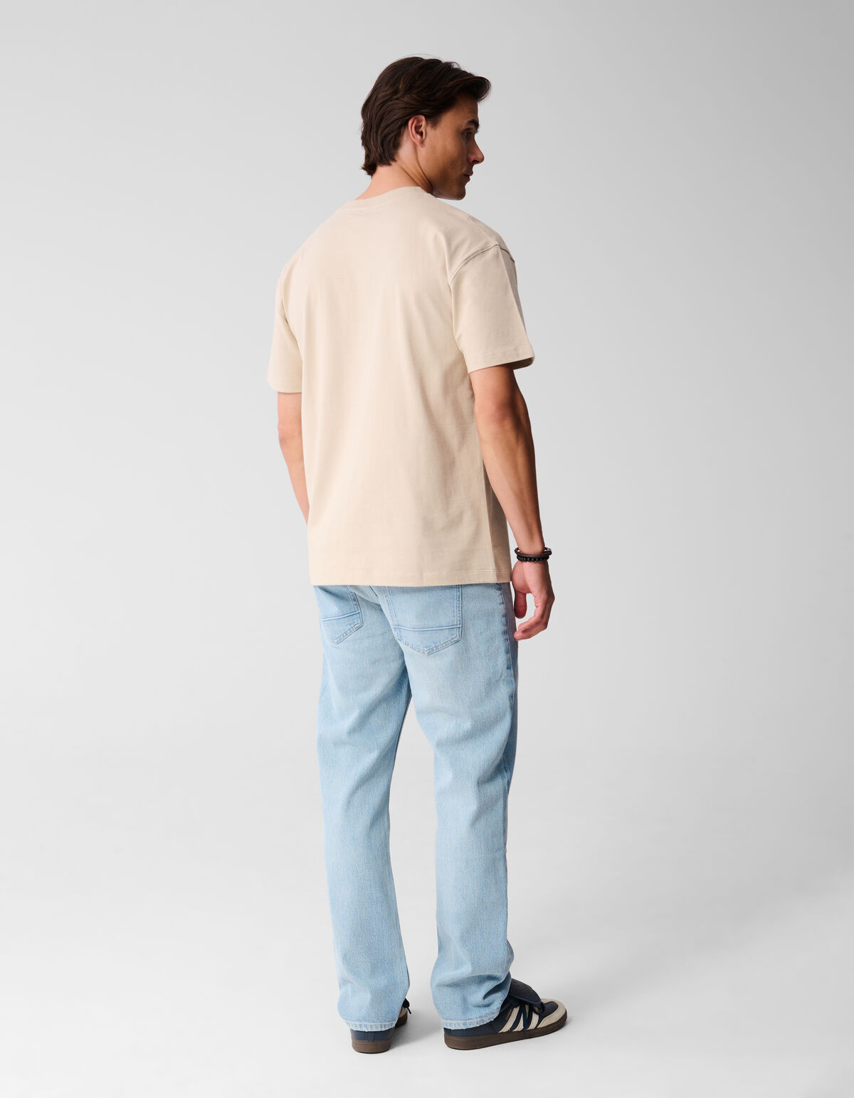 Straight Fit Jeans Bleached L32 SHOEBY MEN