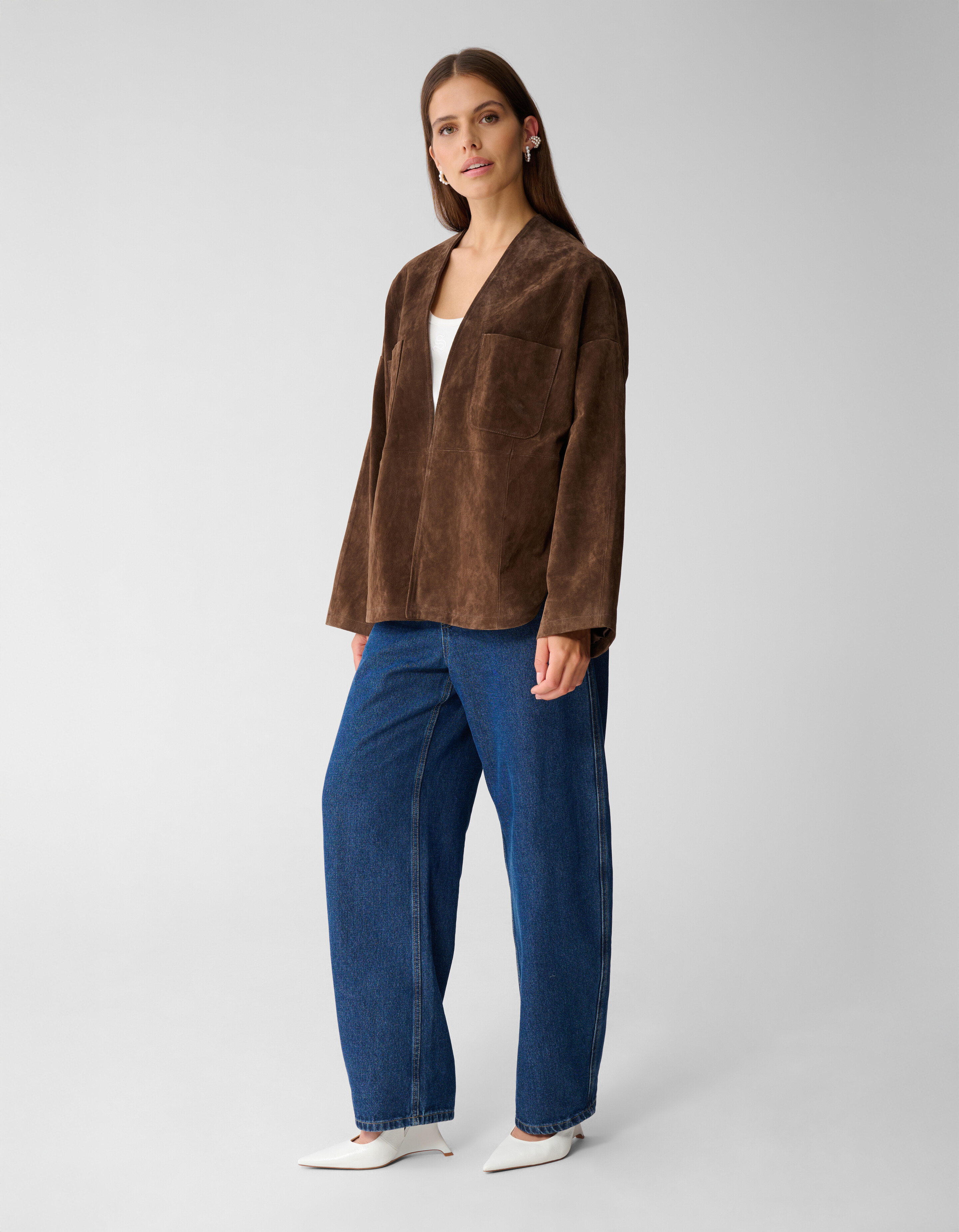 Relaxed Fit Suede Jack Bruin By Mieke SHOEBY WOMEN