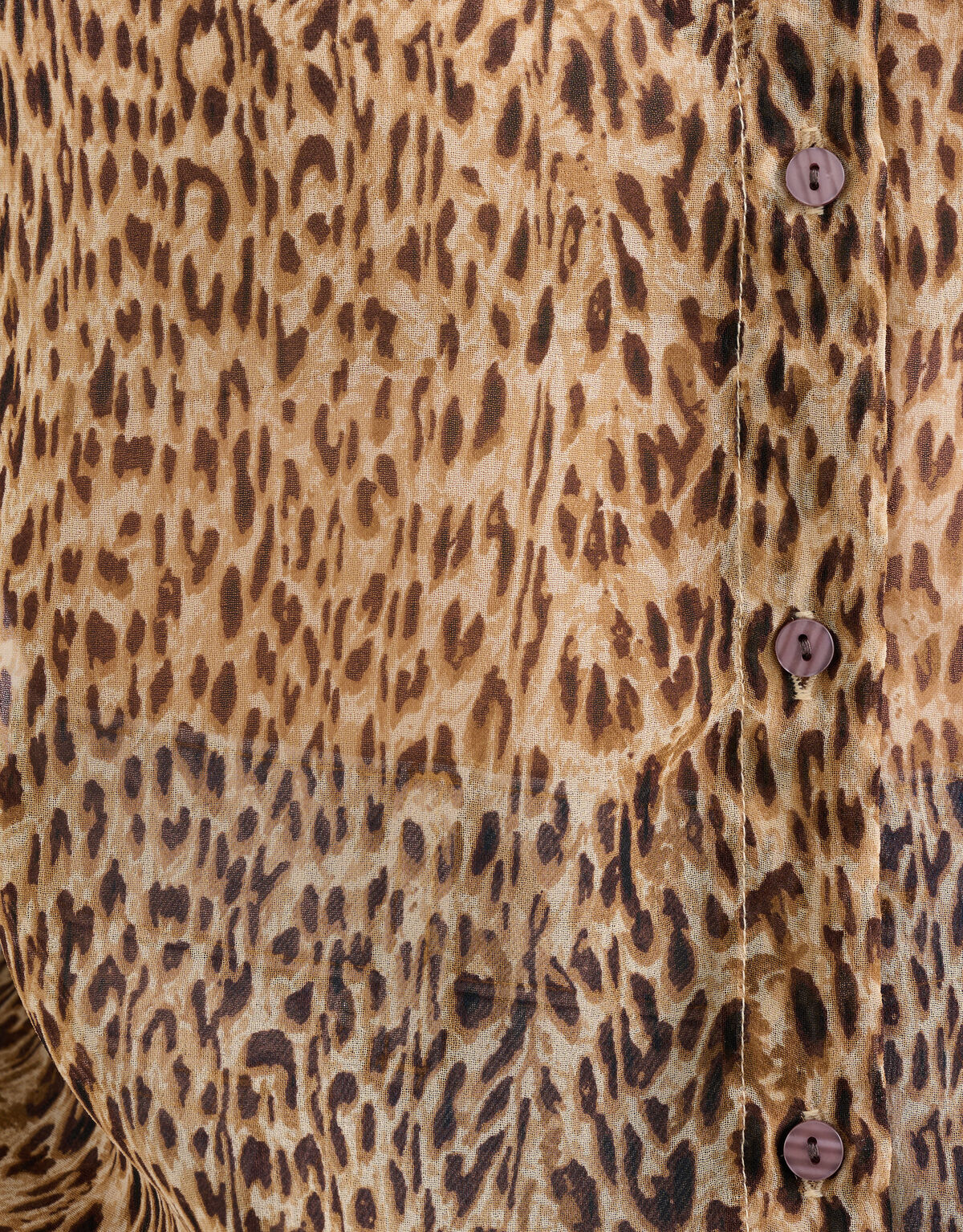 Cheetah Blouse Bruin SHOEBY WOMEN