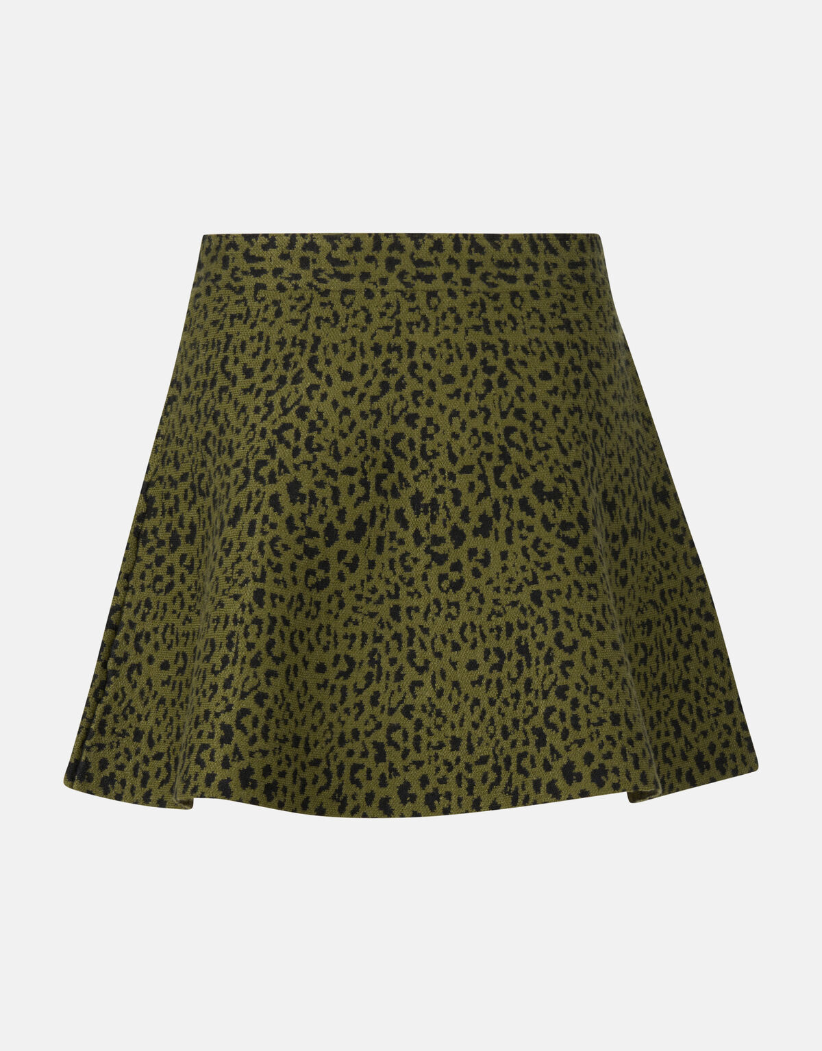 Leopard Rok Donkergroen SHOEBY GIRLS