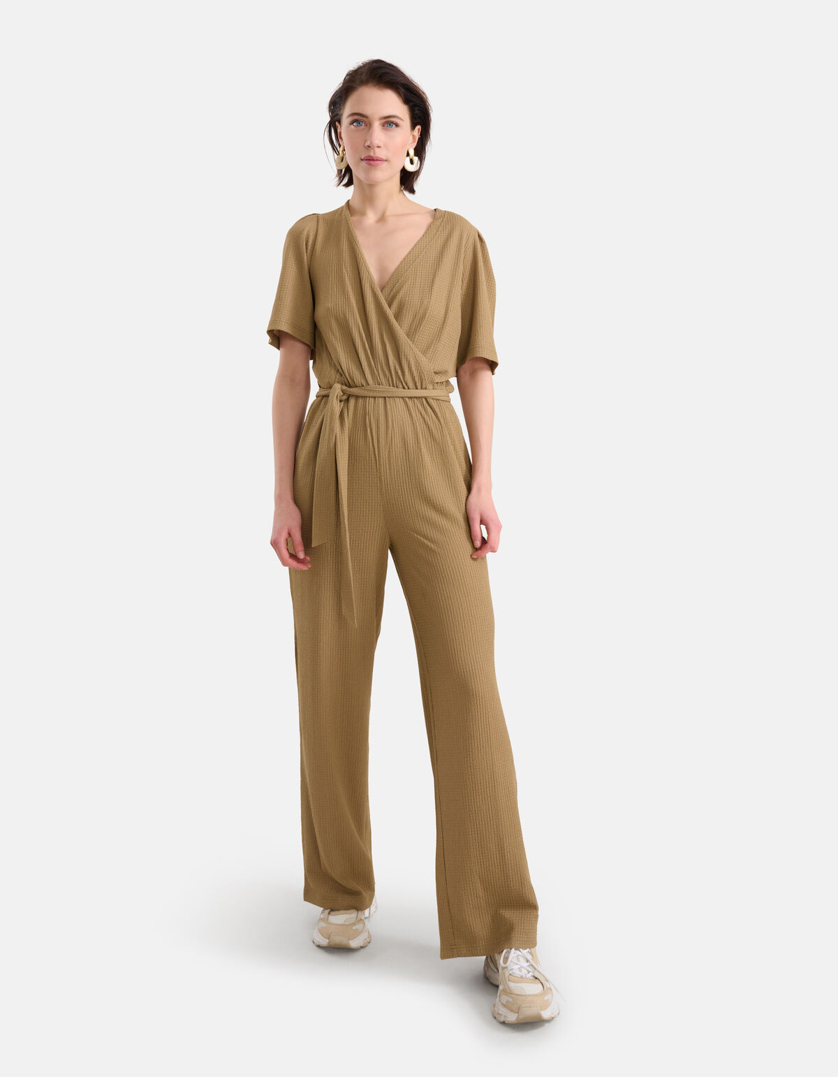 Crinkle Jumpsuit Bruin SHOEBY WOMEN